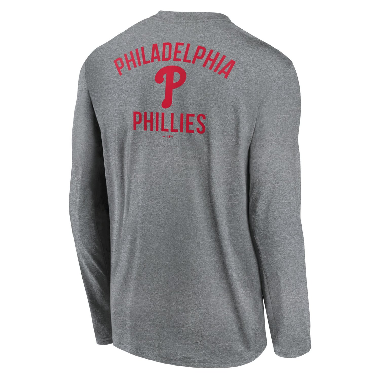 Nike Philadelphia Phillies 2-Hit Legend Performance Long Sleeve T-Shirt