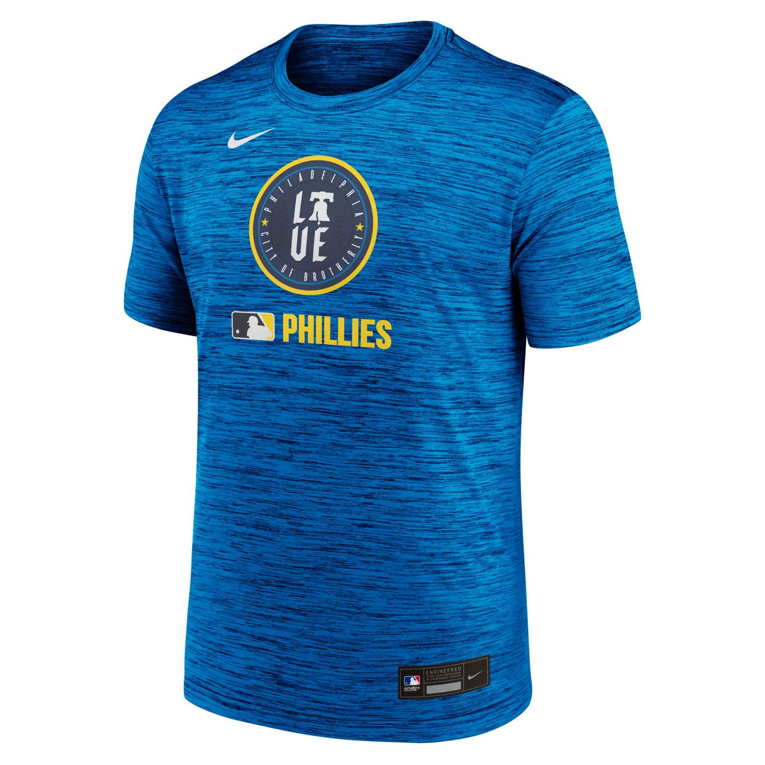 Nike Philadelphia Phillies 2025 City Connect Authentic Collection Velocity Performance T-Shirt                                   - view number 2