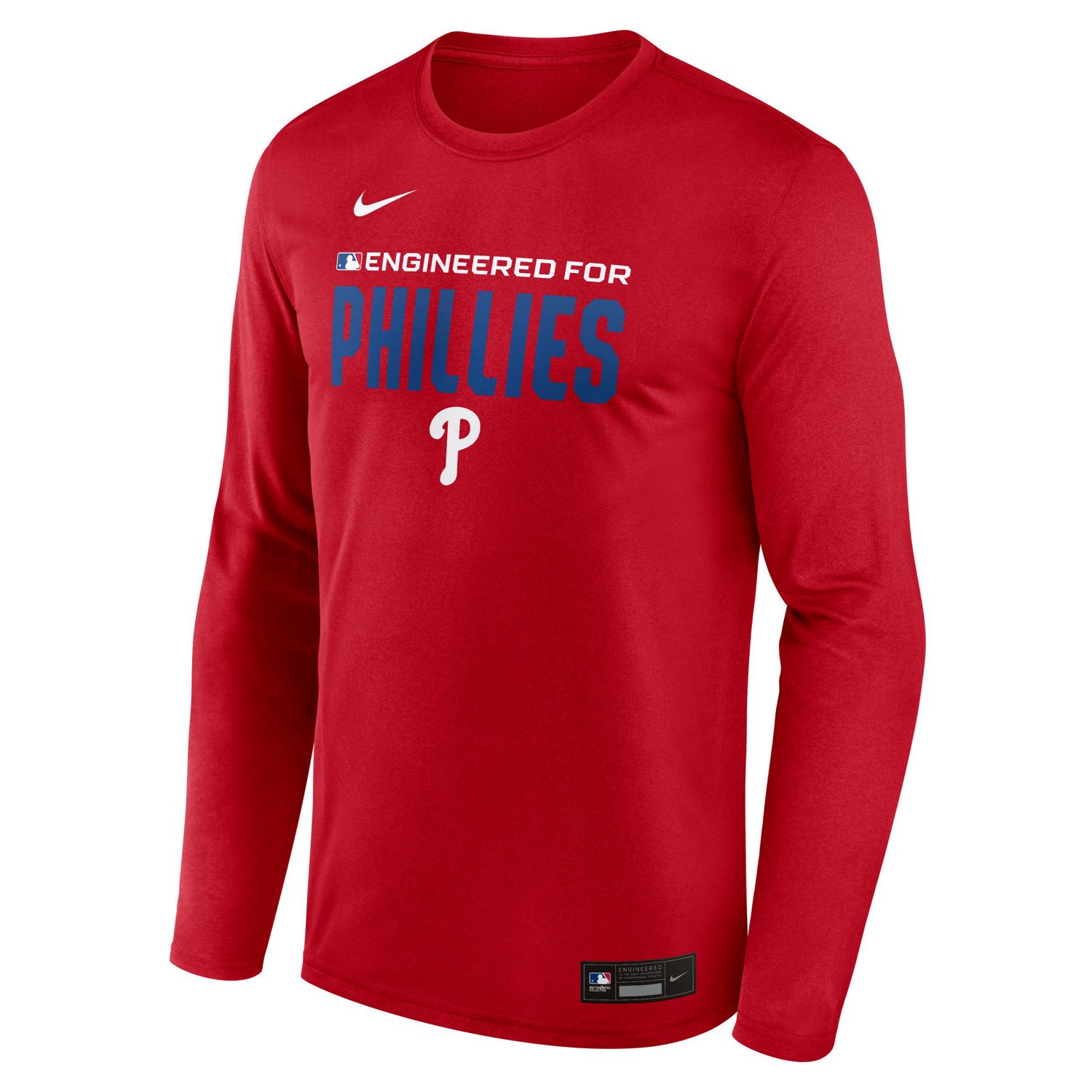 Nike Philadelphia Phillies Authentic Collection Legend Dri-FIT Long Sleeve T-Shirt - view number 2