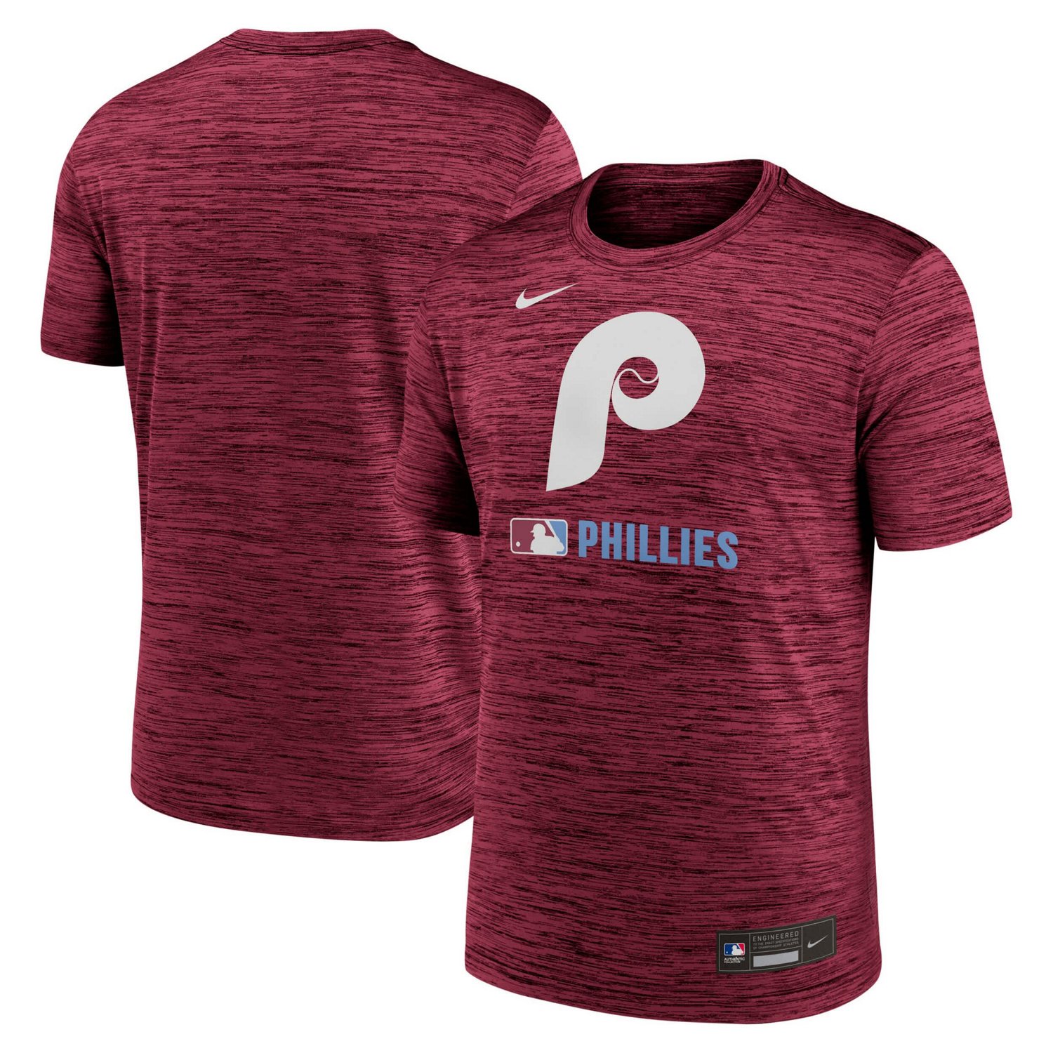 Nike Philadelphia Phillies Authentic Collection Velocity Performance Practice T-Shirt