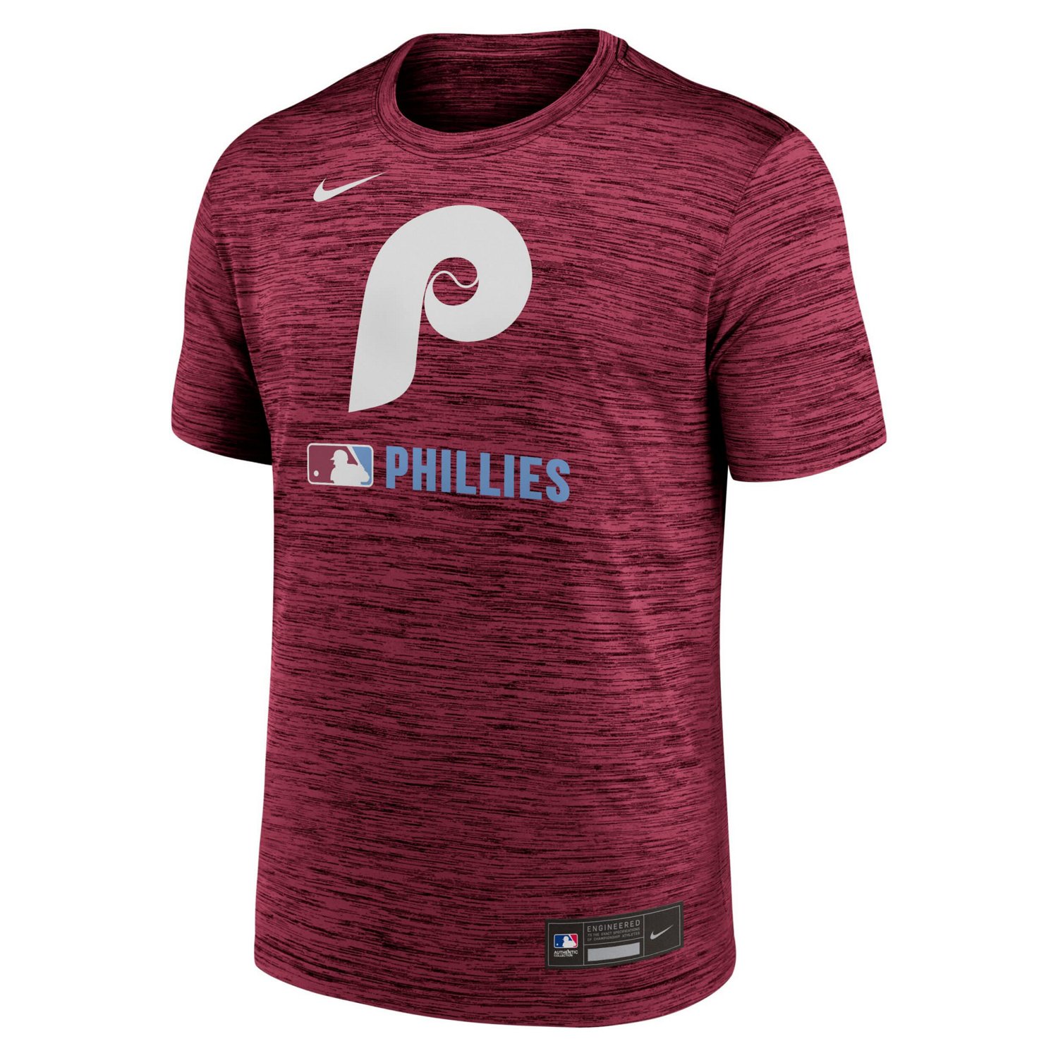 Nike Philadelphia Phillies Authentic Collection Velocity Performance Practice T-Shirt