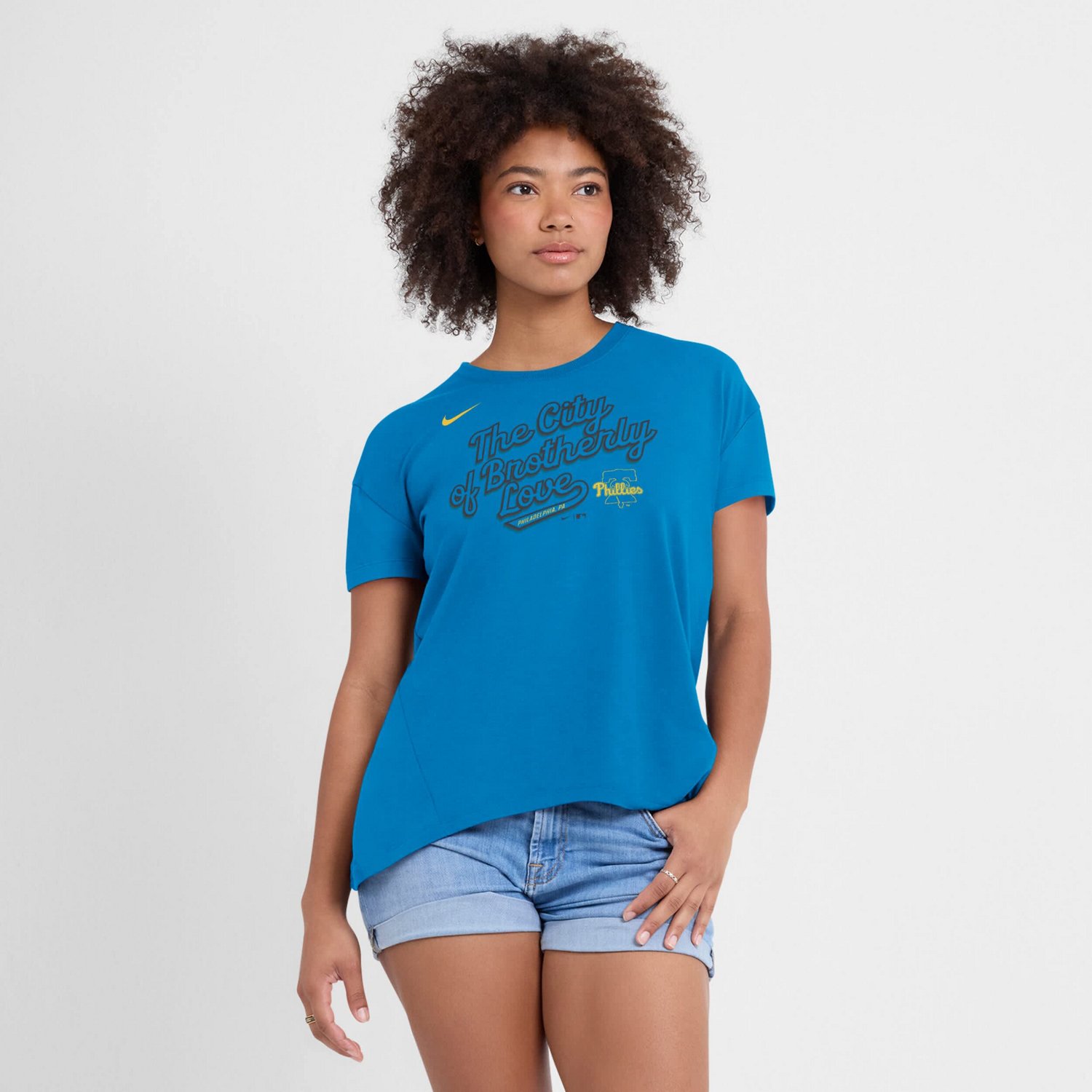 Nike Philadelphia Phillies City Connect Flowy Fashion Tri-Blend Performance T-Shirt - view number 4