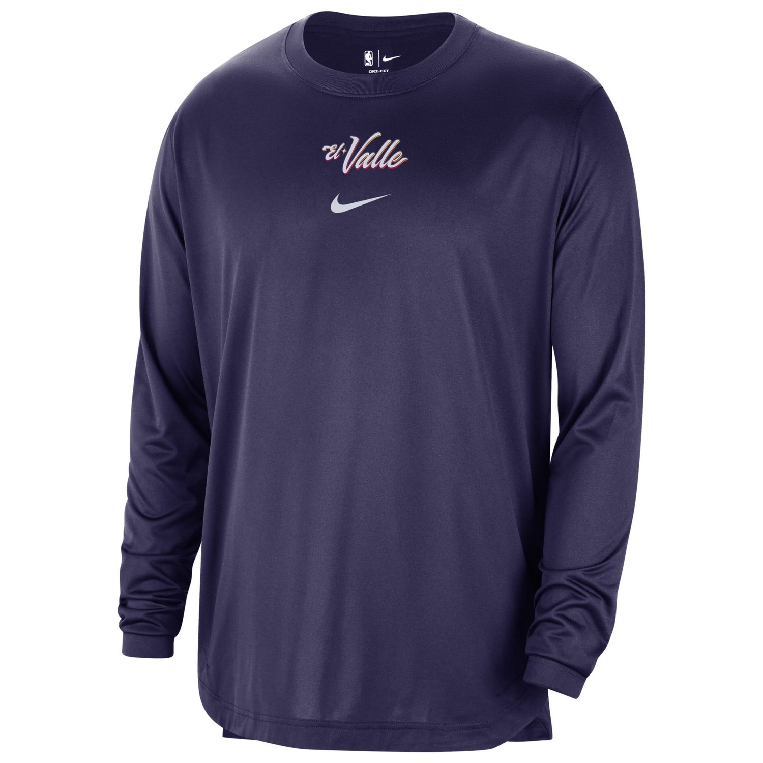 Nike Phoenix Suns 2023/24 City Edition Authentic Pregame Performance Long Sleeve Shooting T-Shirt                                - view number 2