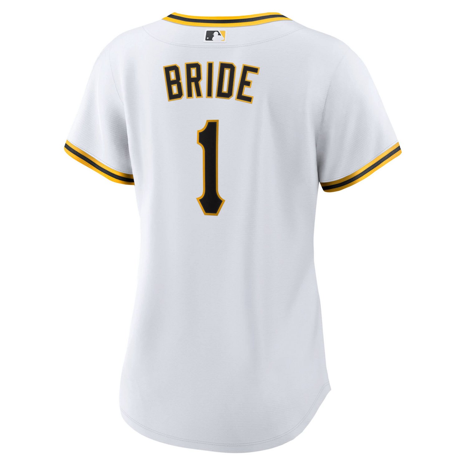 Nike Pittsburgh Pirates 1 Bride Home Replica Jersey - view number 3