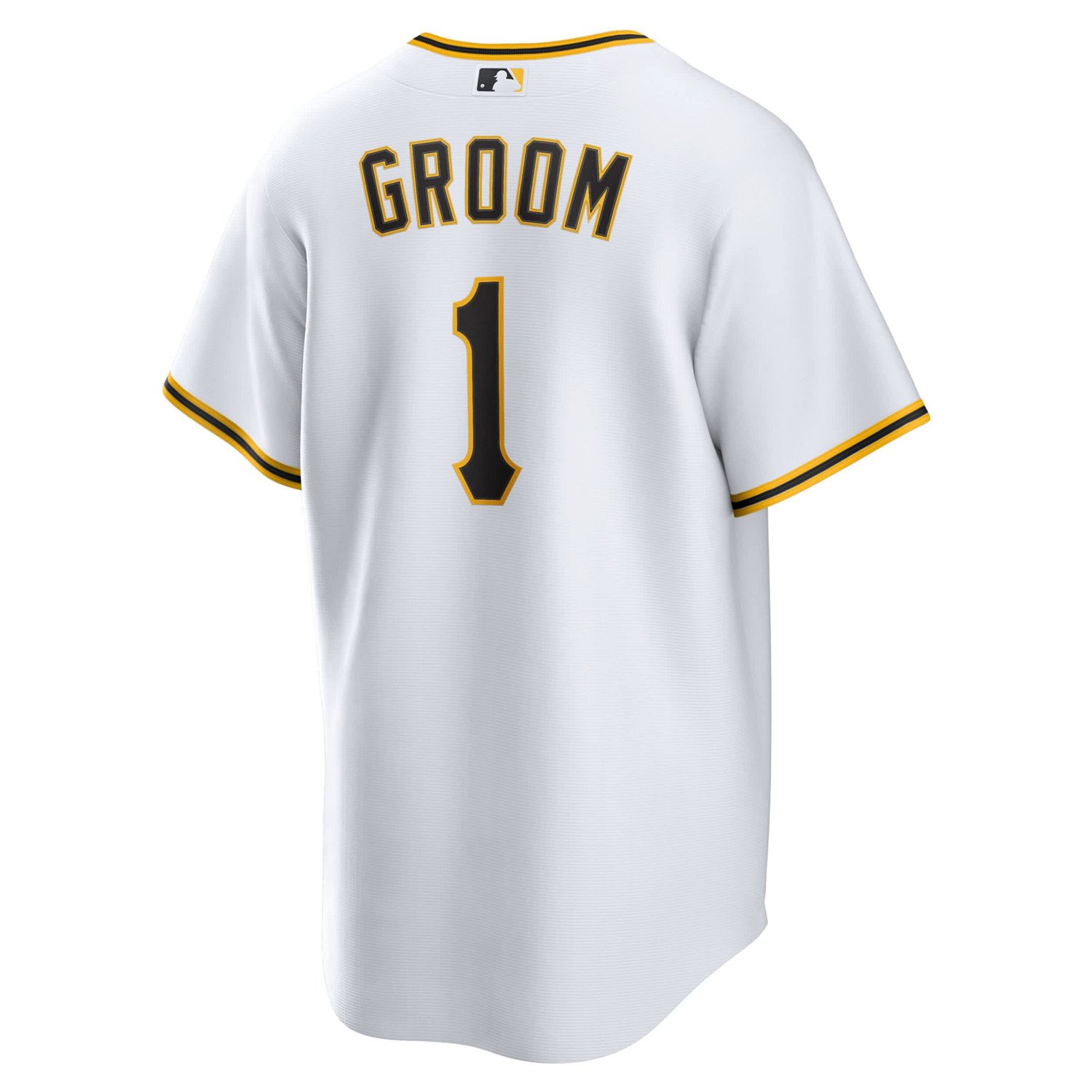 Nike Pittsburgh Pirates 1 Groom Home Replica Jersey - view number 3