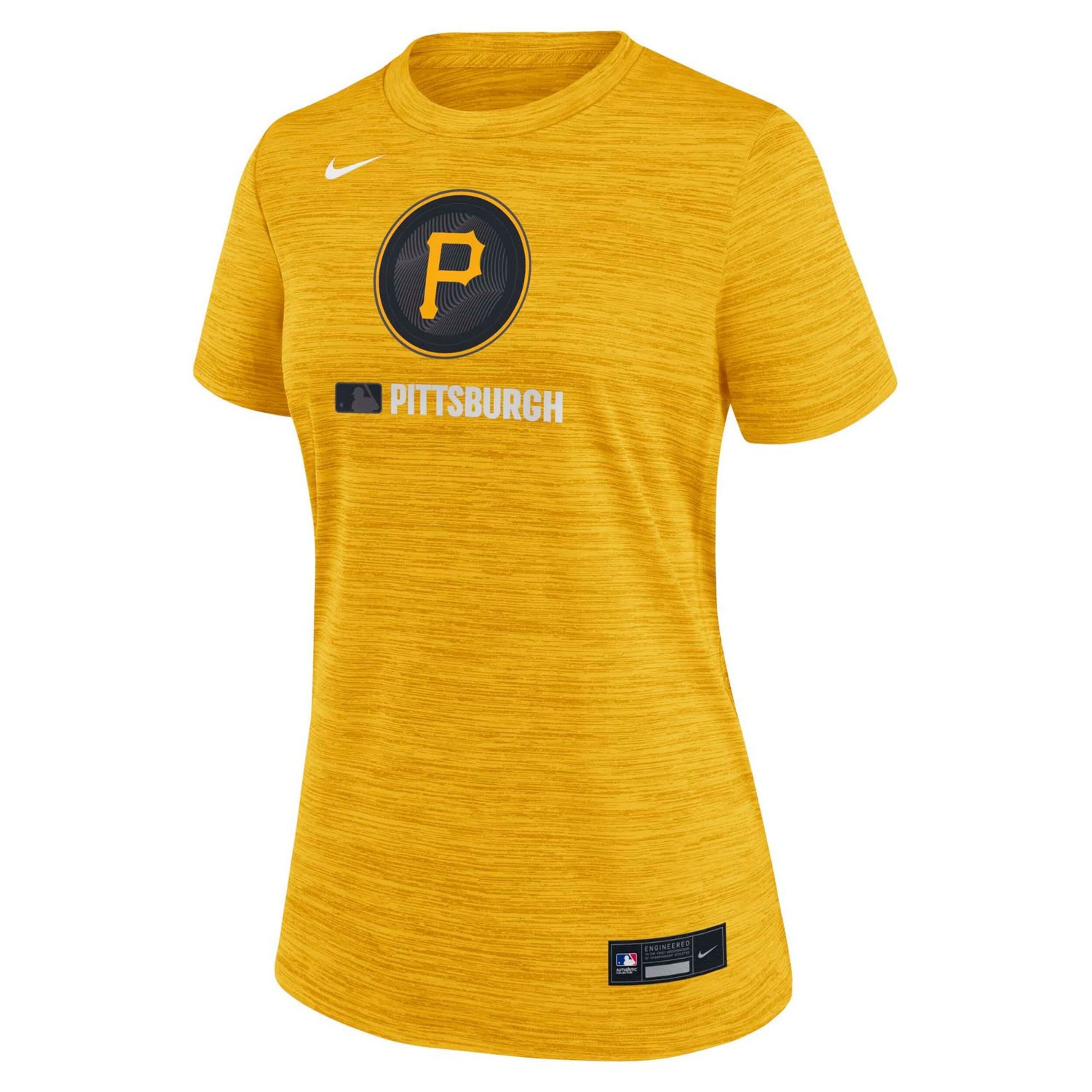Nike Pittsburgh Pirates Authentic Collection City Connect Velocity Performance T-Shirt - view number 2