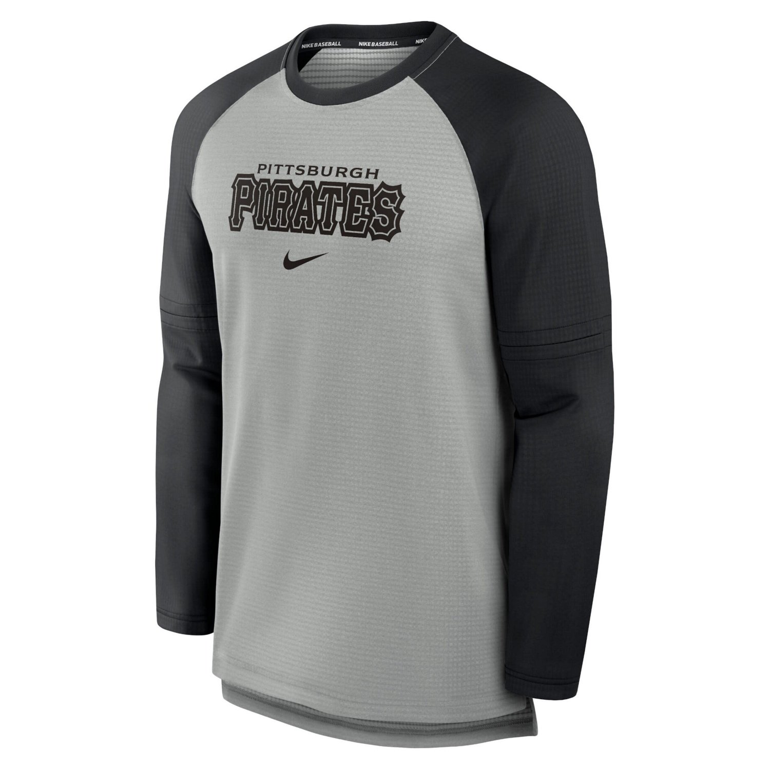 Nike Pittsburgh Pirates Authentic Collection Game Time Raglan Performance Long Sleeve T-Shirt