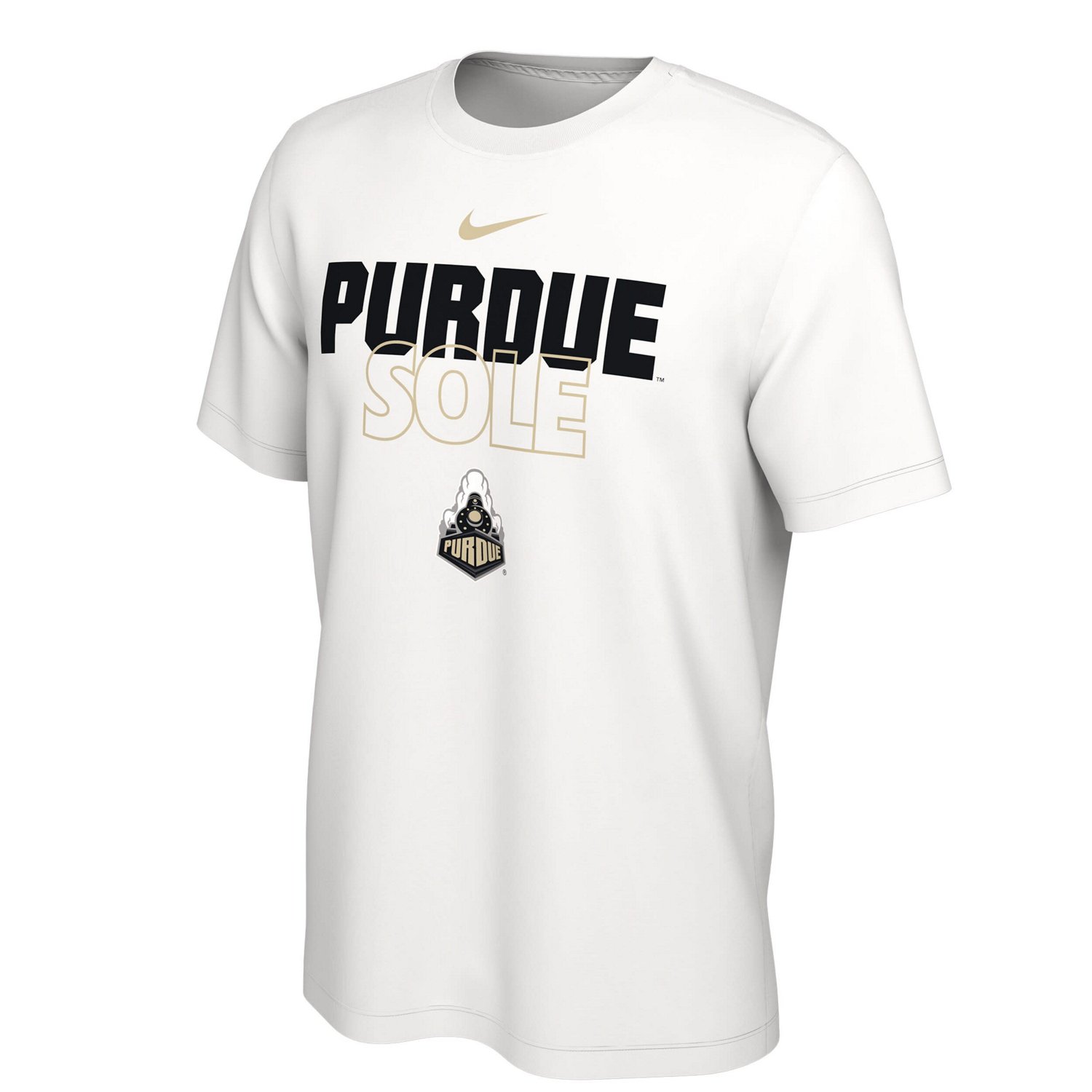 Nike Purdue Boilermakers 2023 On Court Bench T-Shirt - view number 2