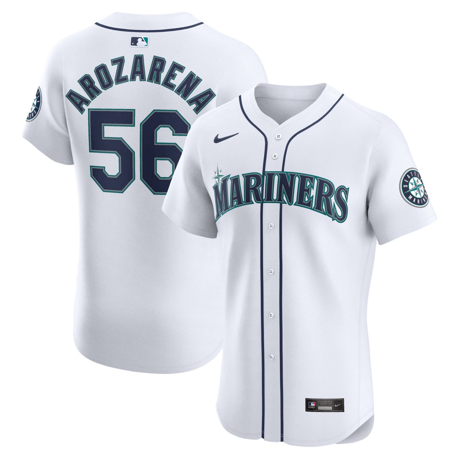 Nike Randy Arozarena Seattle Mariners Home Elite Player Jersey                                                                   - view number 1