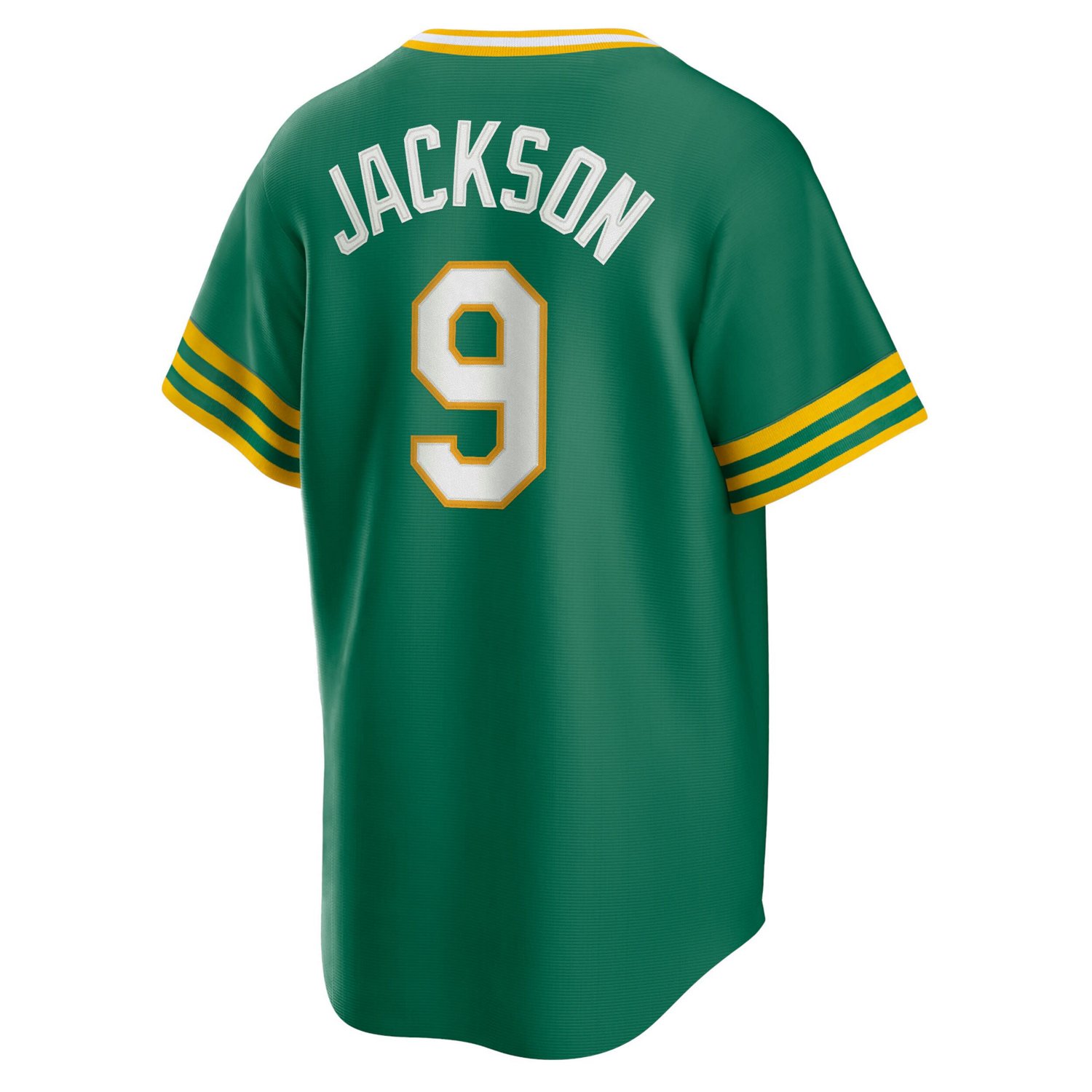 Nike Reggie Jackson Kelly Oakland Athletics Road Cooperstown Collection Player Jersey                                            - view number 3