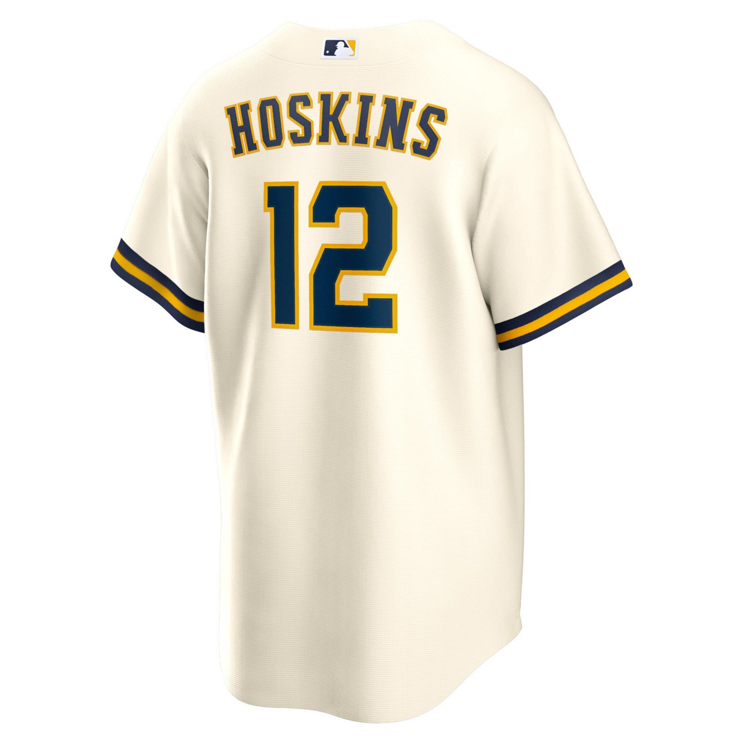 Nike Rhys Hoskins Milwaukee Brewers Home Replica Player Jersey - view number 3
