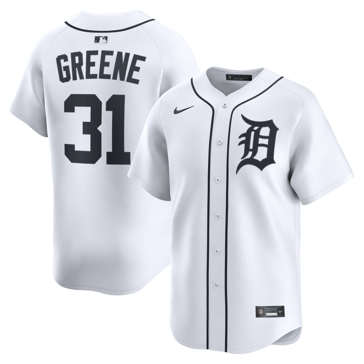 Nike Riley Greene Detroit Tigers Home Limited Player Jersey
