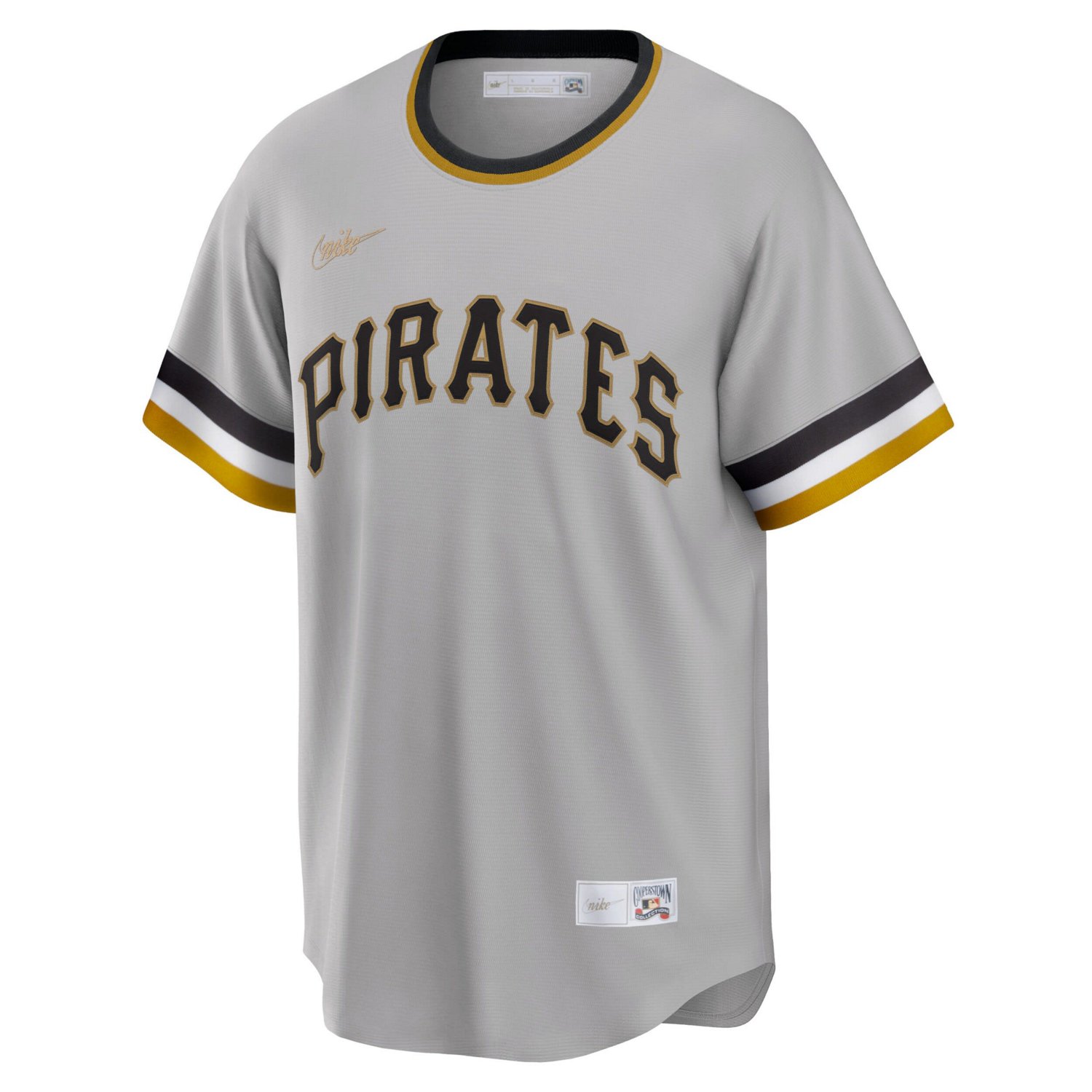Nike Roberto Clemente Pittsburgh Pirates Road Cooperstown Collection Player Jersey - view number 2
