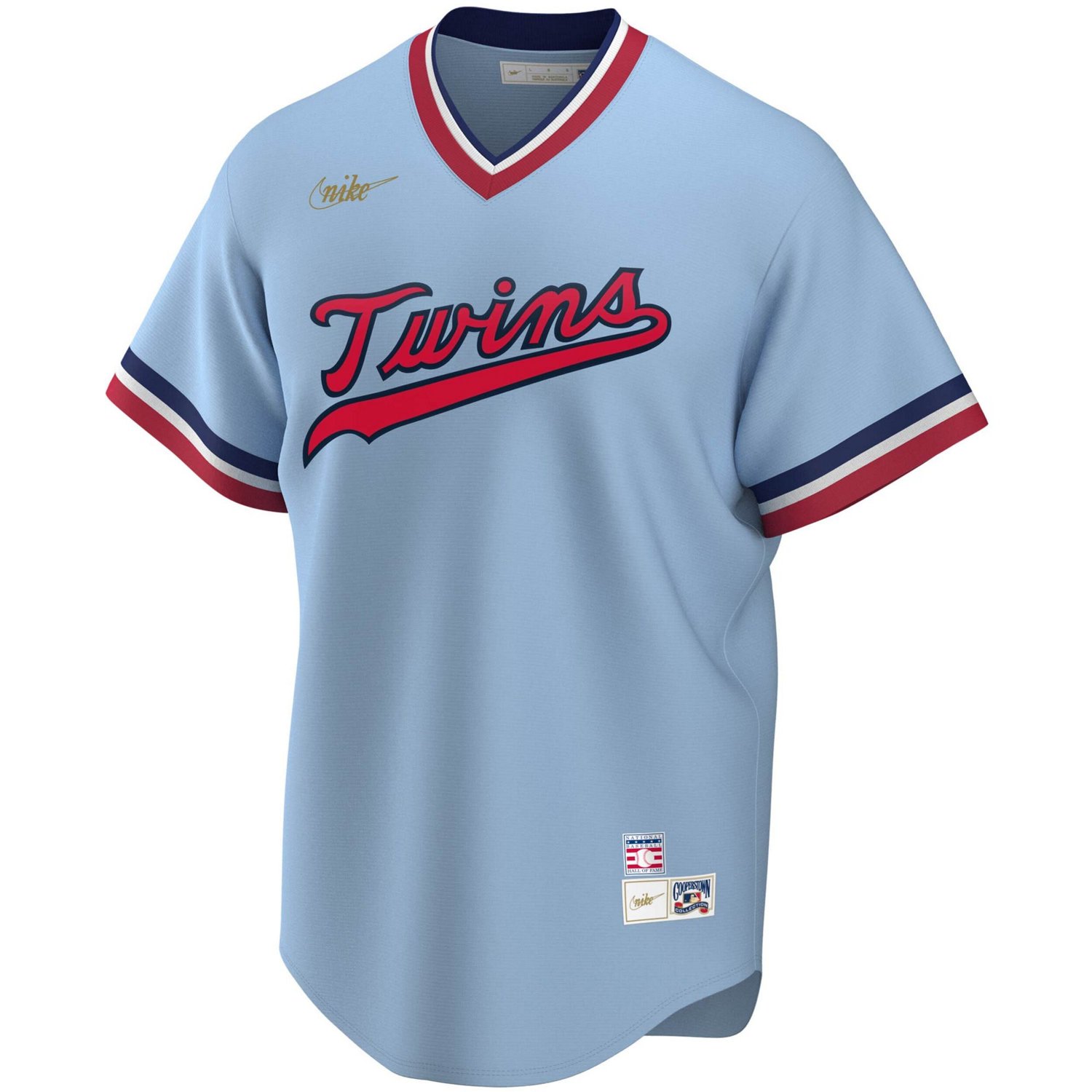Nike Rod Carew Light Minnesota Twins Road Cooperstown Collection Player Jersey - view number 2