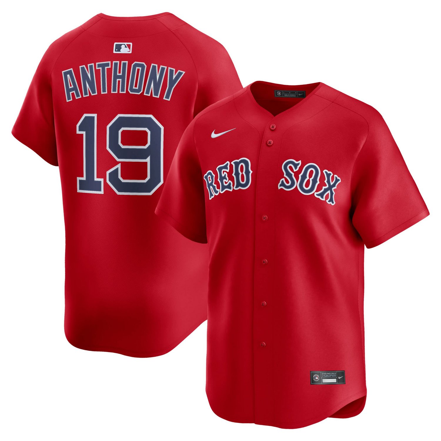 Nike Roman Anthony Boston Sox Alternate Limited Player Jersey