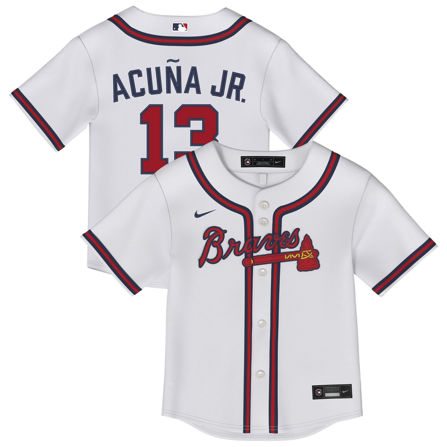 Nike Ronald Acua Jr Atlanta Braves Home Replica Jersey