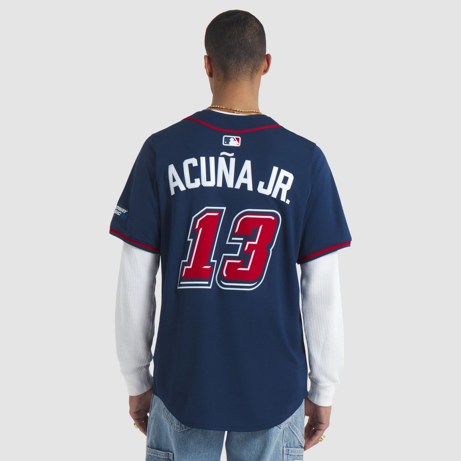 Nike Ronald Acuna Jr Atlanta Braves 2025 MLB Speedway Classic Alternate Limited Player Jersey