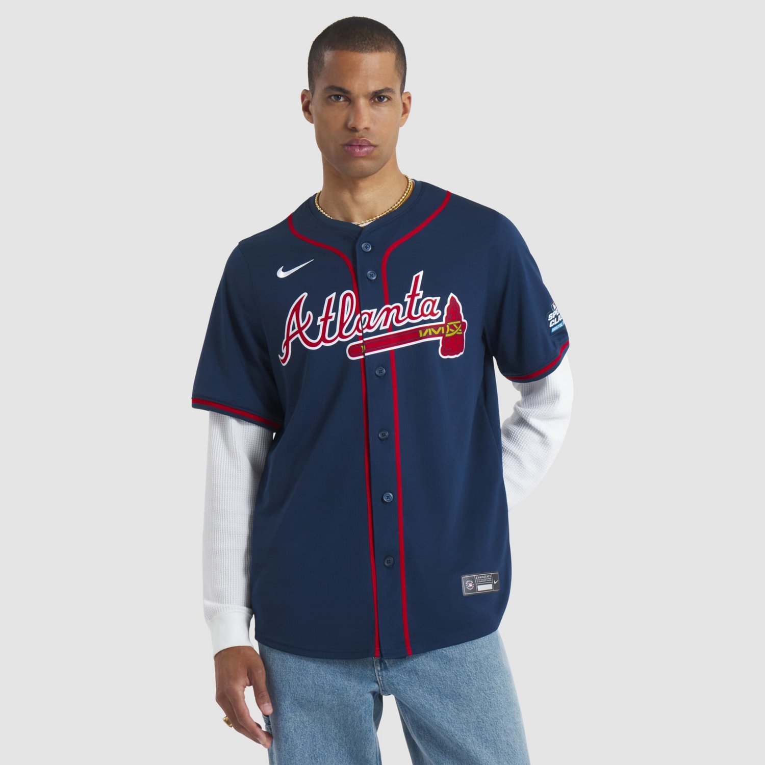 Nike Ronald Acuna Jr Atlanta Braves 2025 MLB Speedway Classic Alternate Limited Player Jersey