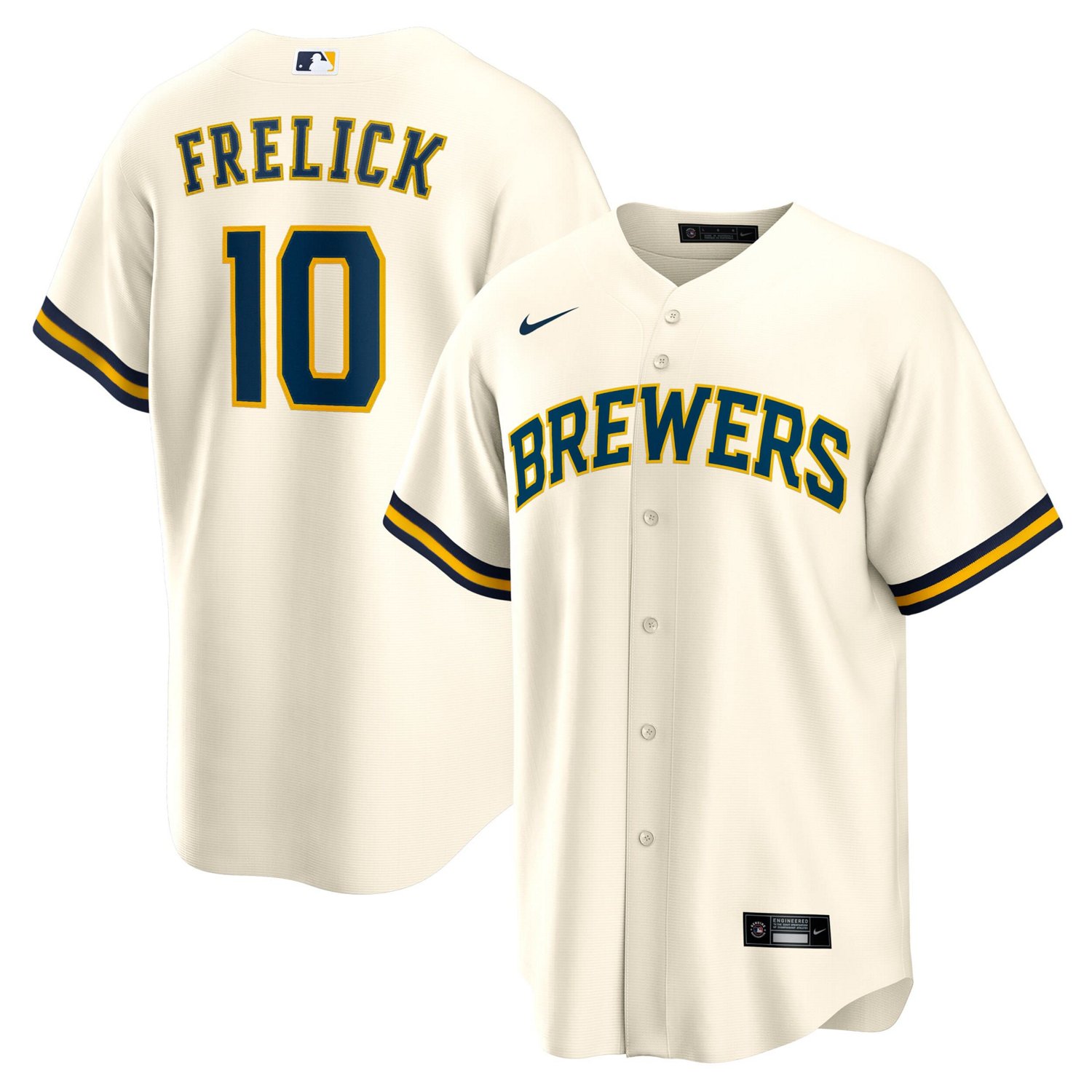 Nike Sal Frelick Milwaukee Brewers Home Replica Player Jersey - view number 1