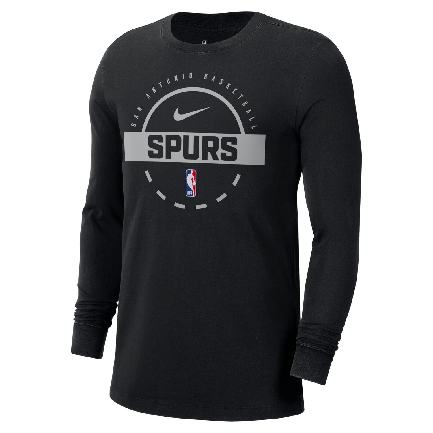 Nike San Antonio Spurs Authentic Long Sleeve Practice T-Shirt - view number 2