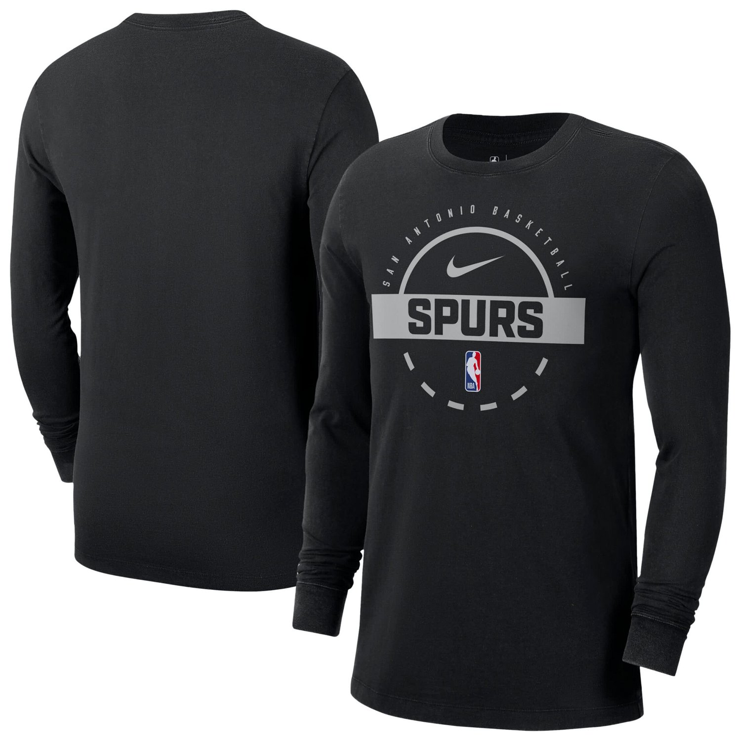 Nike San Antonio Spurs Authentic Long Sleeve Practice T-Shirt - view number 1