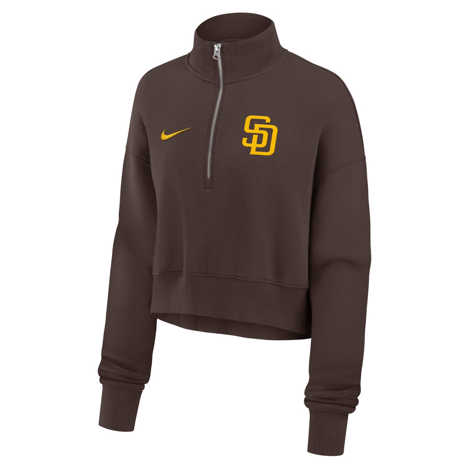 Nike San Diego Padres Primetime Phoenix Fleece Half-Zip Sweatshirt