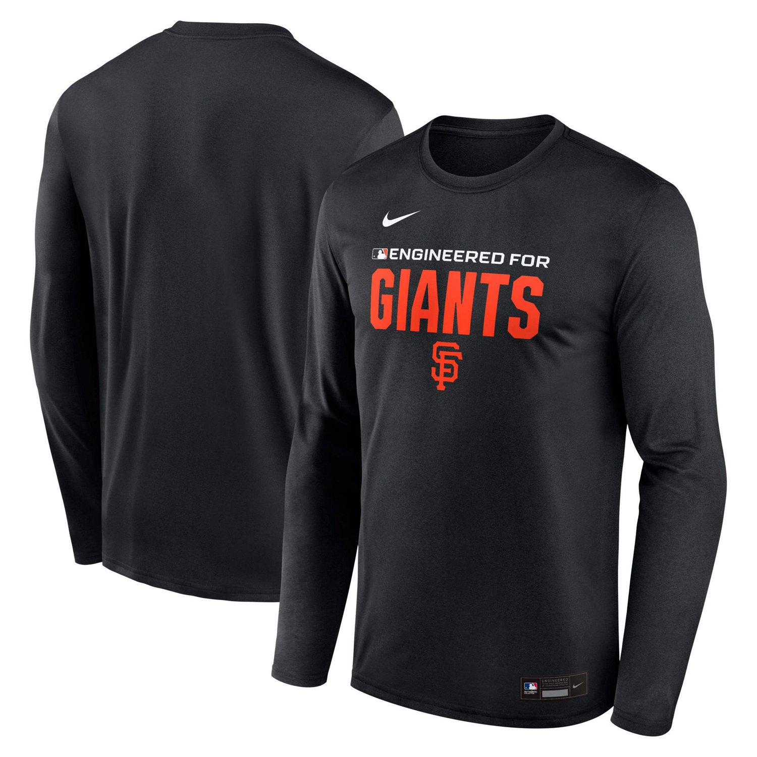 Nike San Francisco Giants Authentic Collection Legend Dri-FIT Long Sleeve T-Shirt