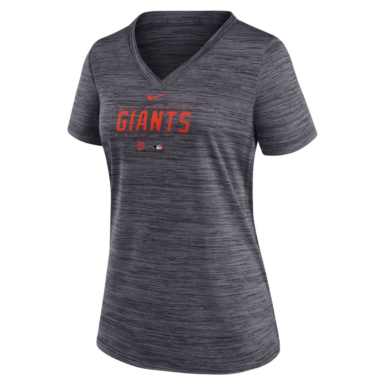 Nike San Francisco Giants Authentic Collection Velocity Practice Performance V-Neck T-Shirt - view number 2