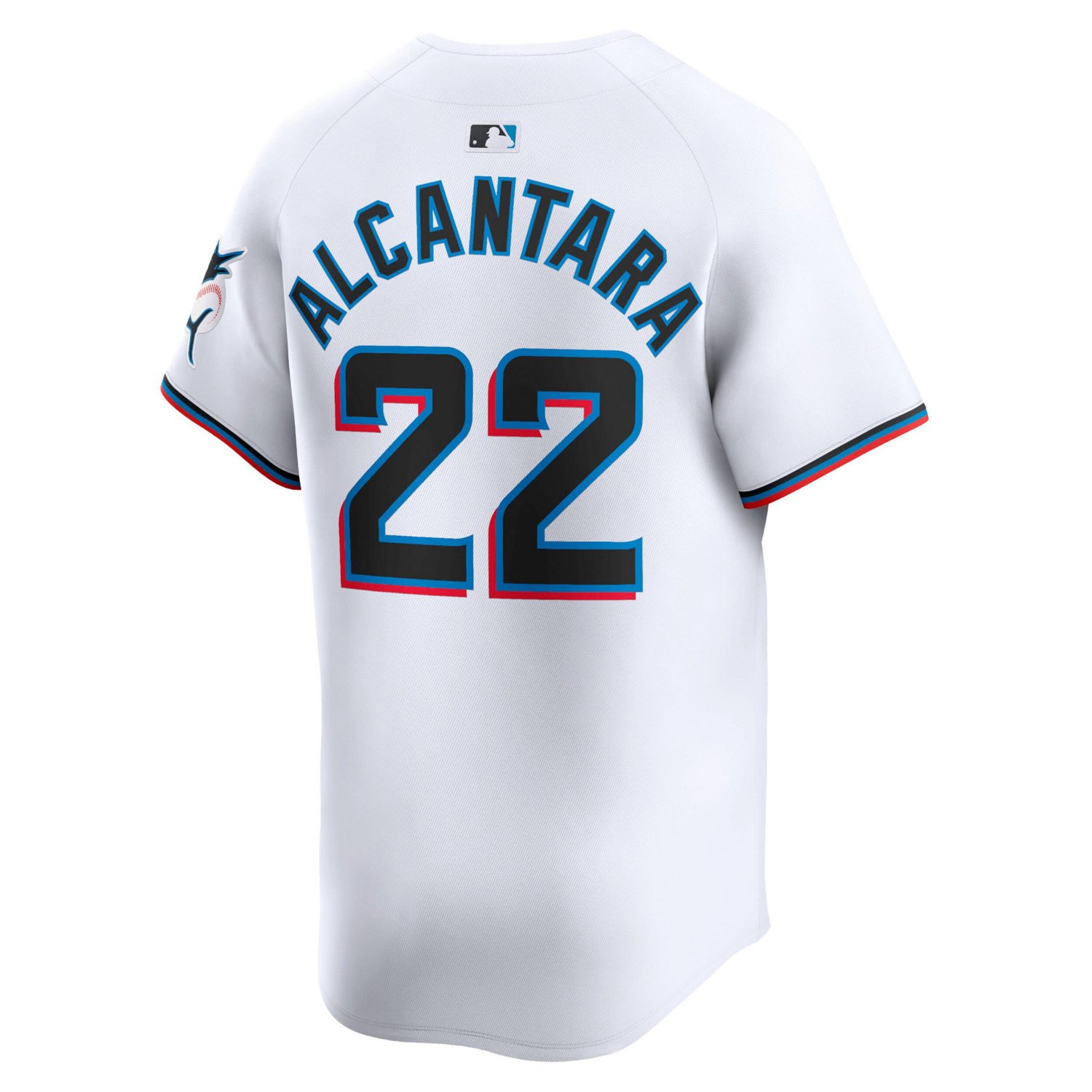Nike Sandy Alcantara Miami Marlins Home Limited Player Jersey                                                                    - view number 3
