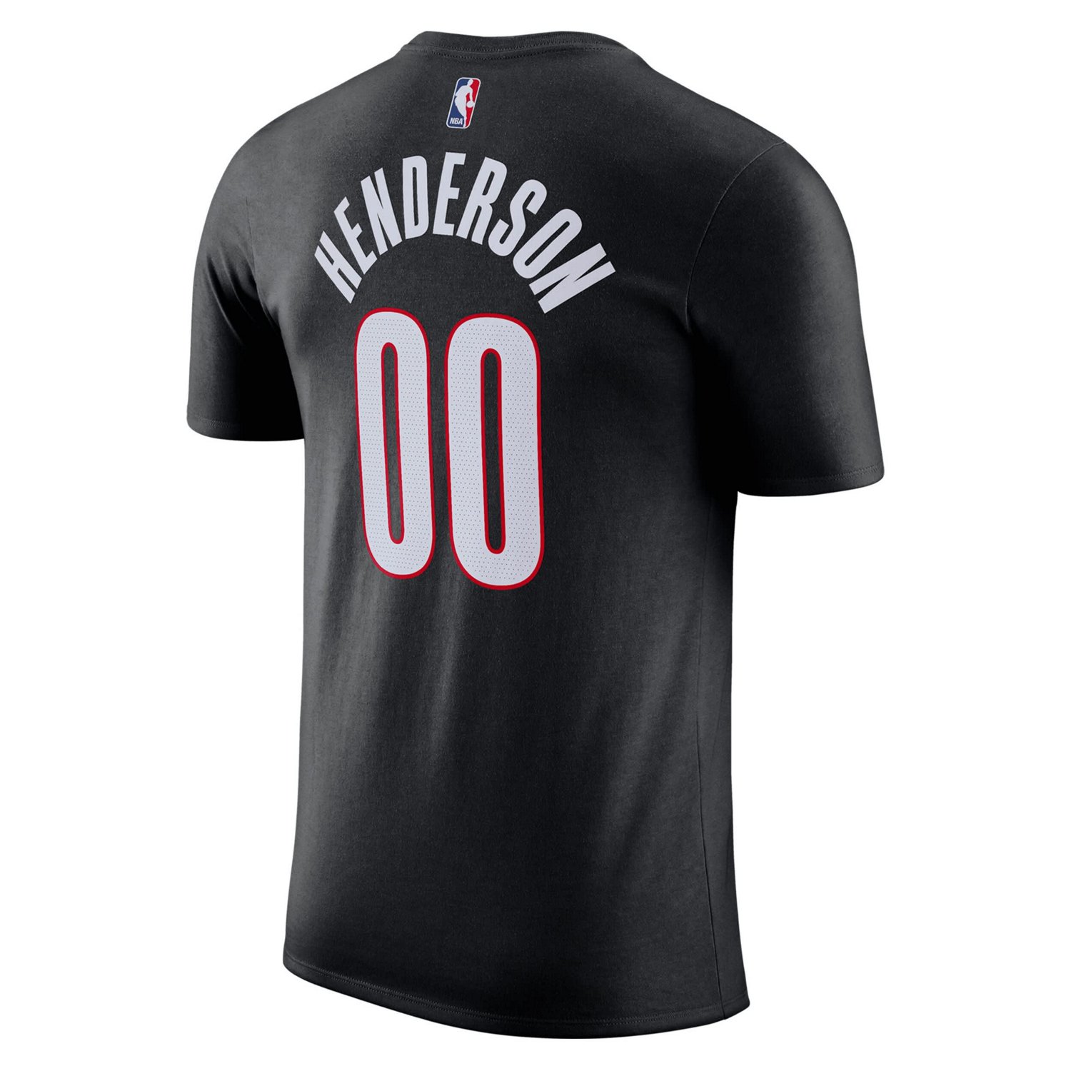 Nike Scoot Henderson Portland Trail Blazers Icon Edition Name  Number T-Shirt                                                    - view number 3