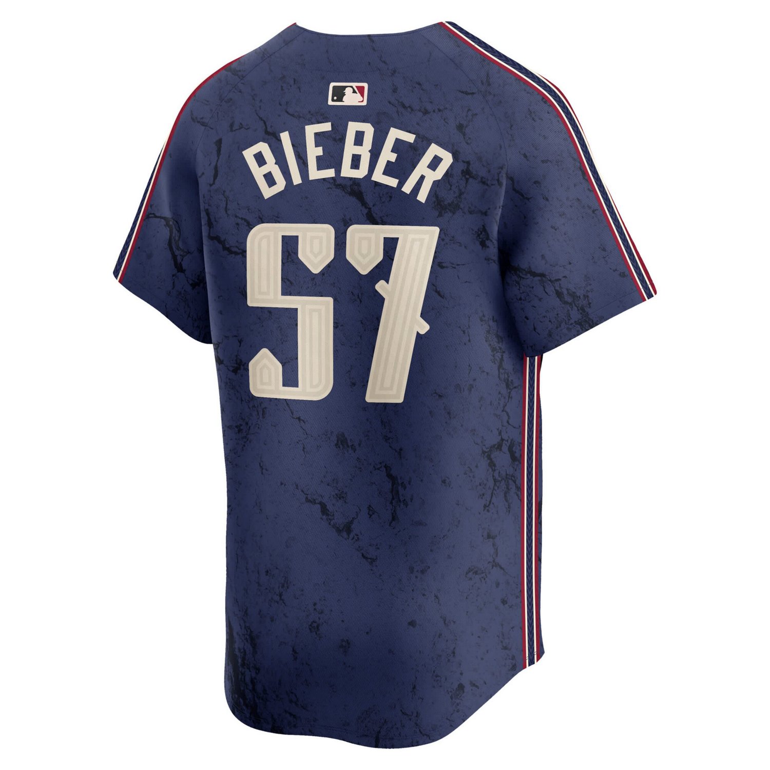Nike Shane Bieber Cleveland Guardians City Connect Limited Player Jersey - view number 3