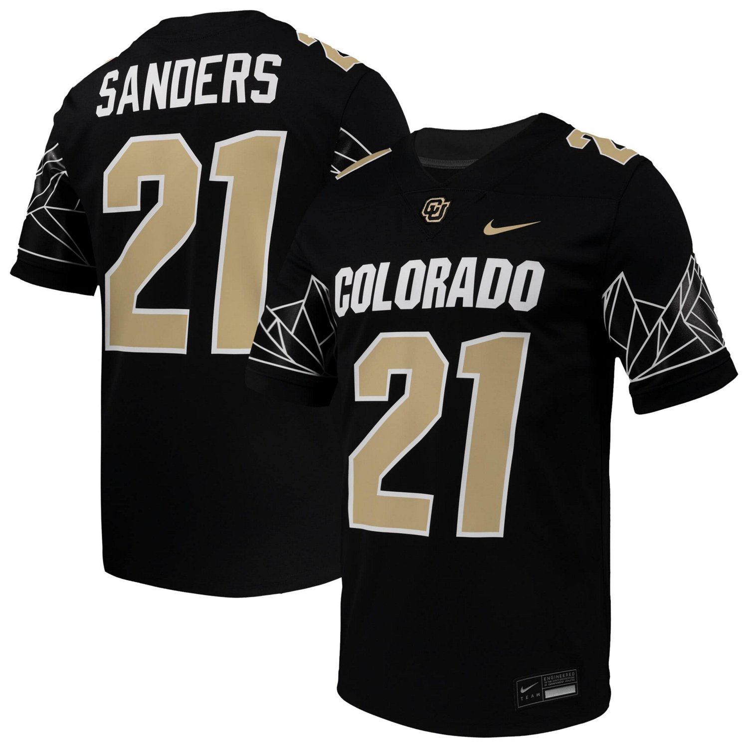 Nike Shilo Sanders Colorado Buffaloes Untouchable Replica Game Jersey - view number 1