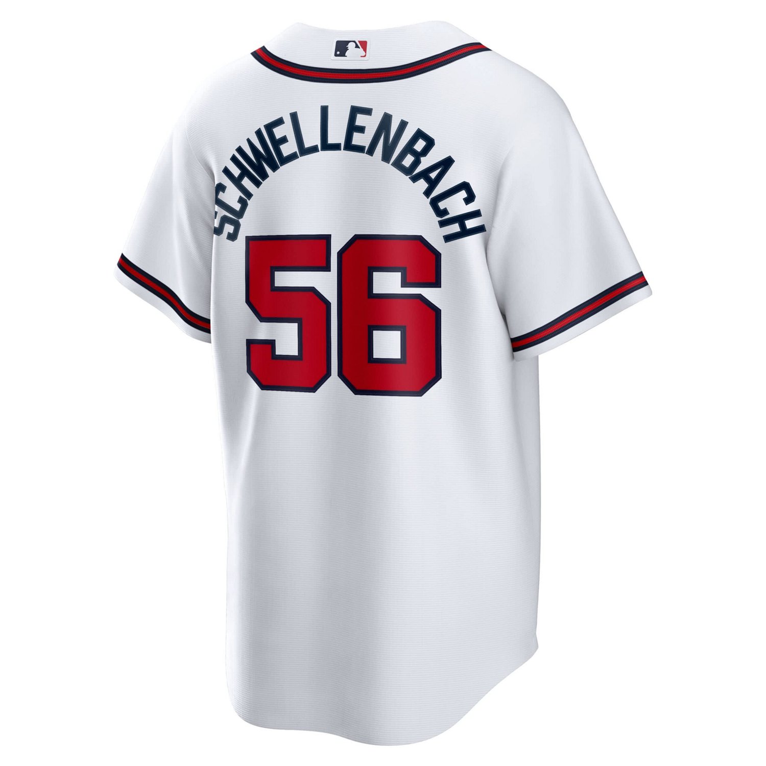 Nike Spencer Schwellenbach Atlanta Braves Home Replica Jersey - view number 3