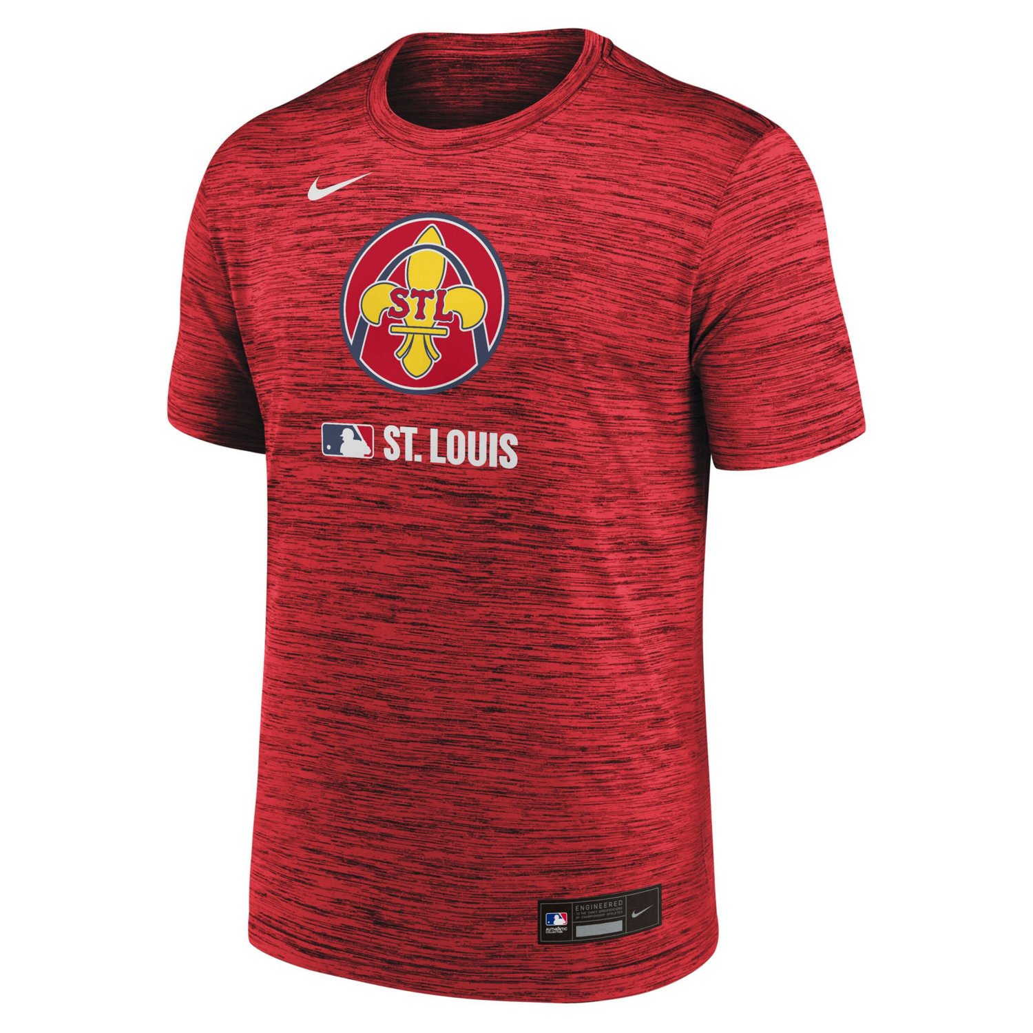 Nike St Louis Cardinals 2025 City Connect Authentic Collection Velocity Performance T-Shirt - view number 2