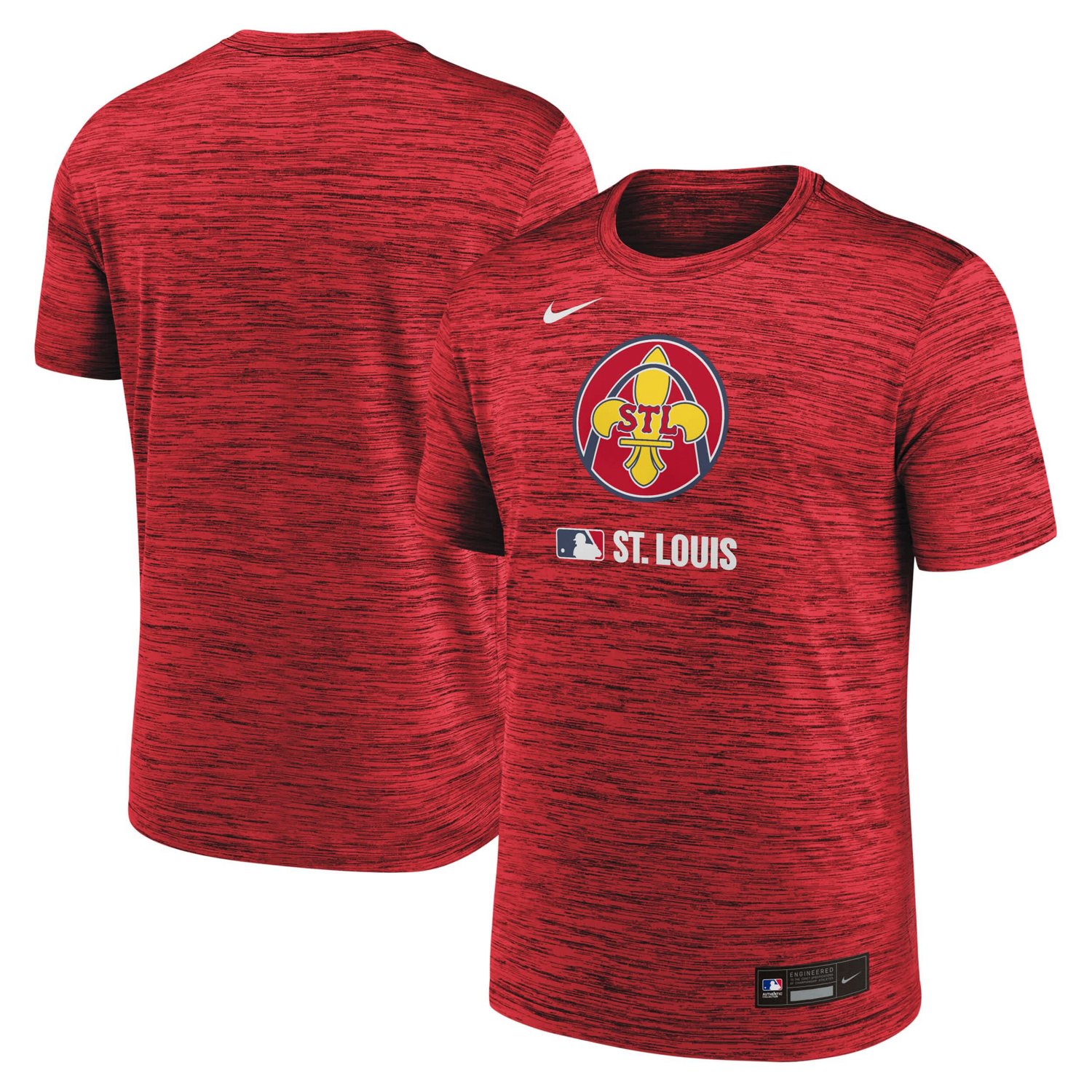 Nike St Louis Cardinals 2025 City Connect Authentic Collection Velocity Performance T-Shirt - view number 1
