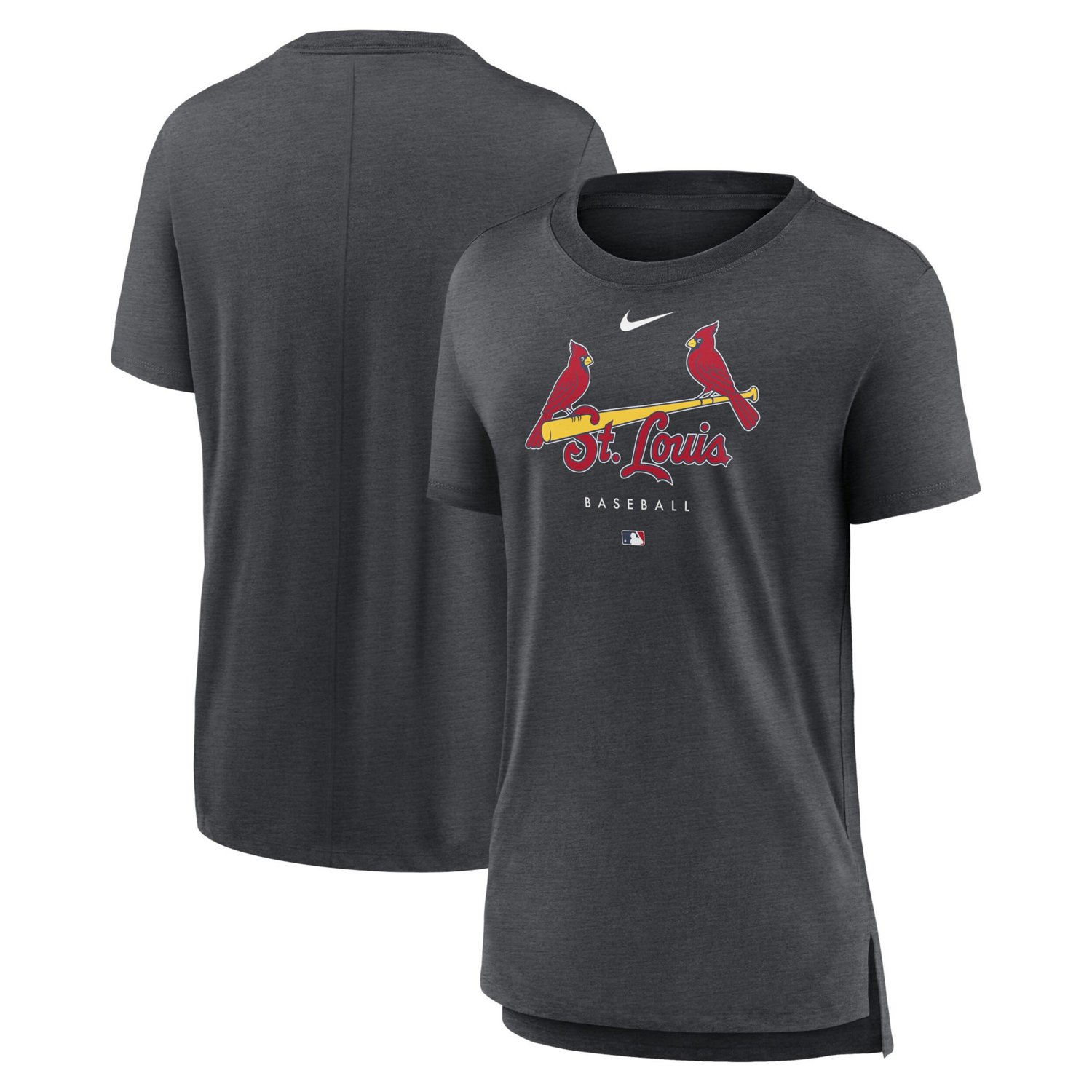 Nike St Louis Cardinals Authentic Collection Early Work Tri-Blend T-Shirt