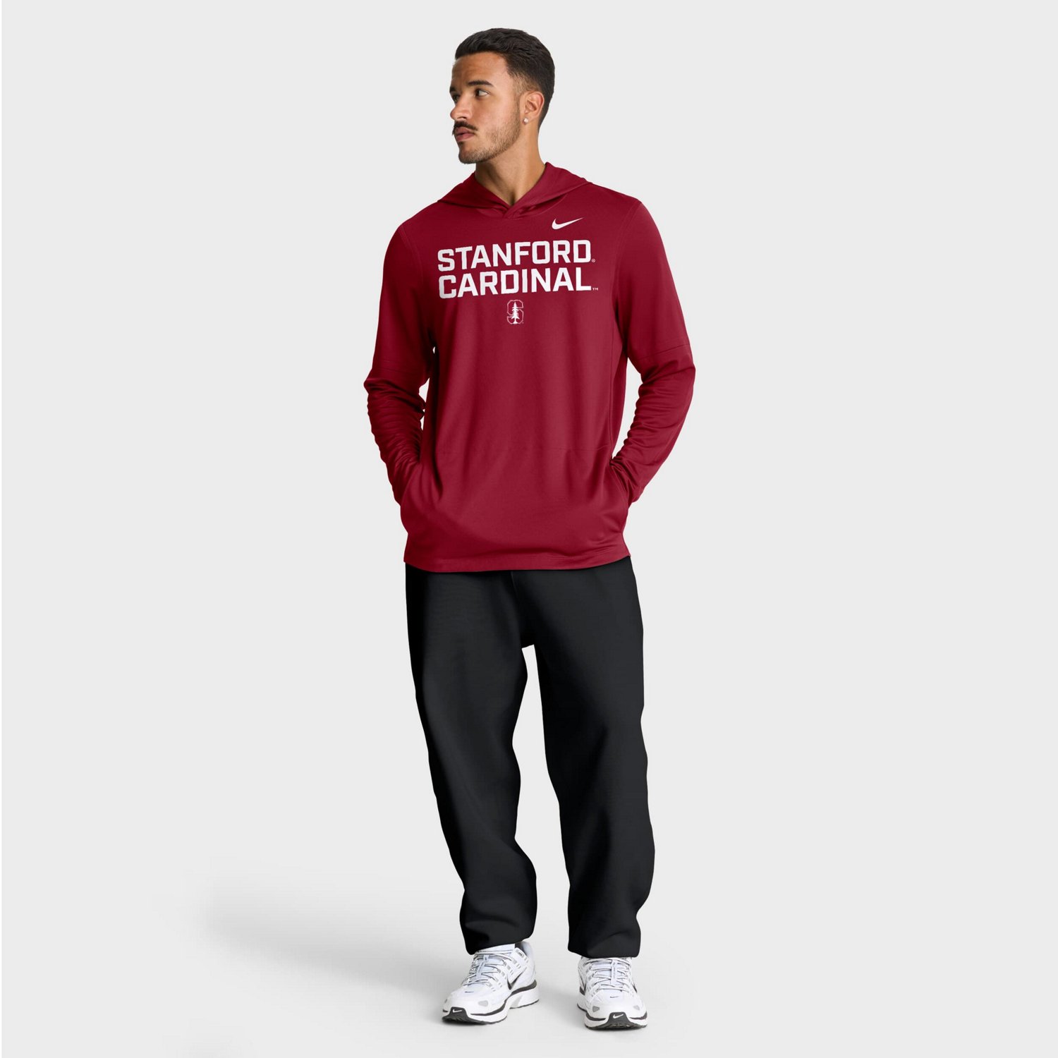Nike Stanford 2025 Sideline Dri-FIT Long Sleeve Hoodie T-Shirt - view number 3