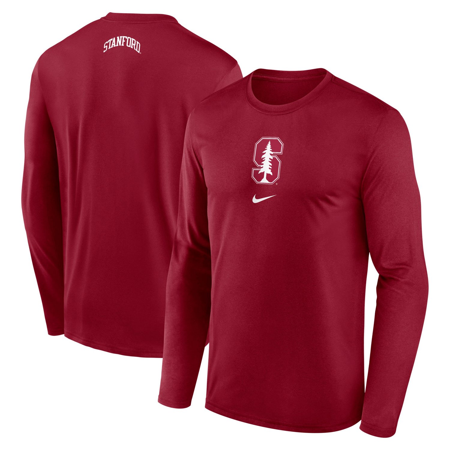 Nike Stanford On-Court Basketball Shootaround Performance Long Sleeve T-Shirt                                                    - view number 1