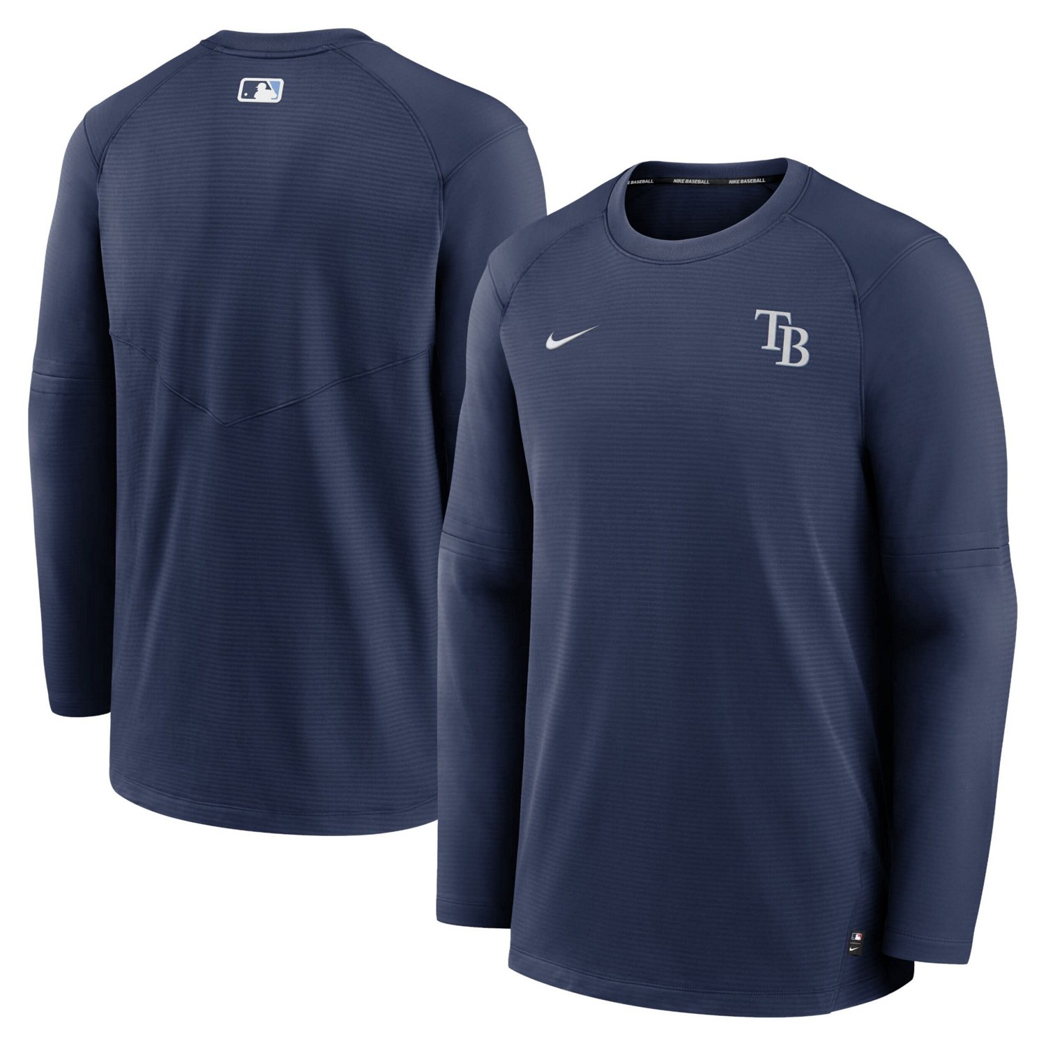 Nike Tampa Bay Rays Authentic Collection Logo Performance Long Sleeve T-Shirt - view number 1