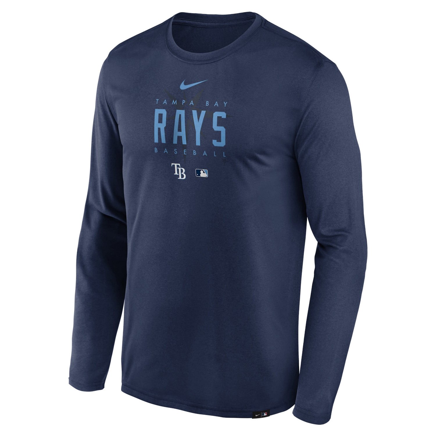 Nike Tampa Bay Rays Authentic Collection Team Logo Legend Performance Long Sleeve T-Shirt                                        - view number 2
