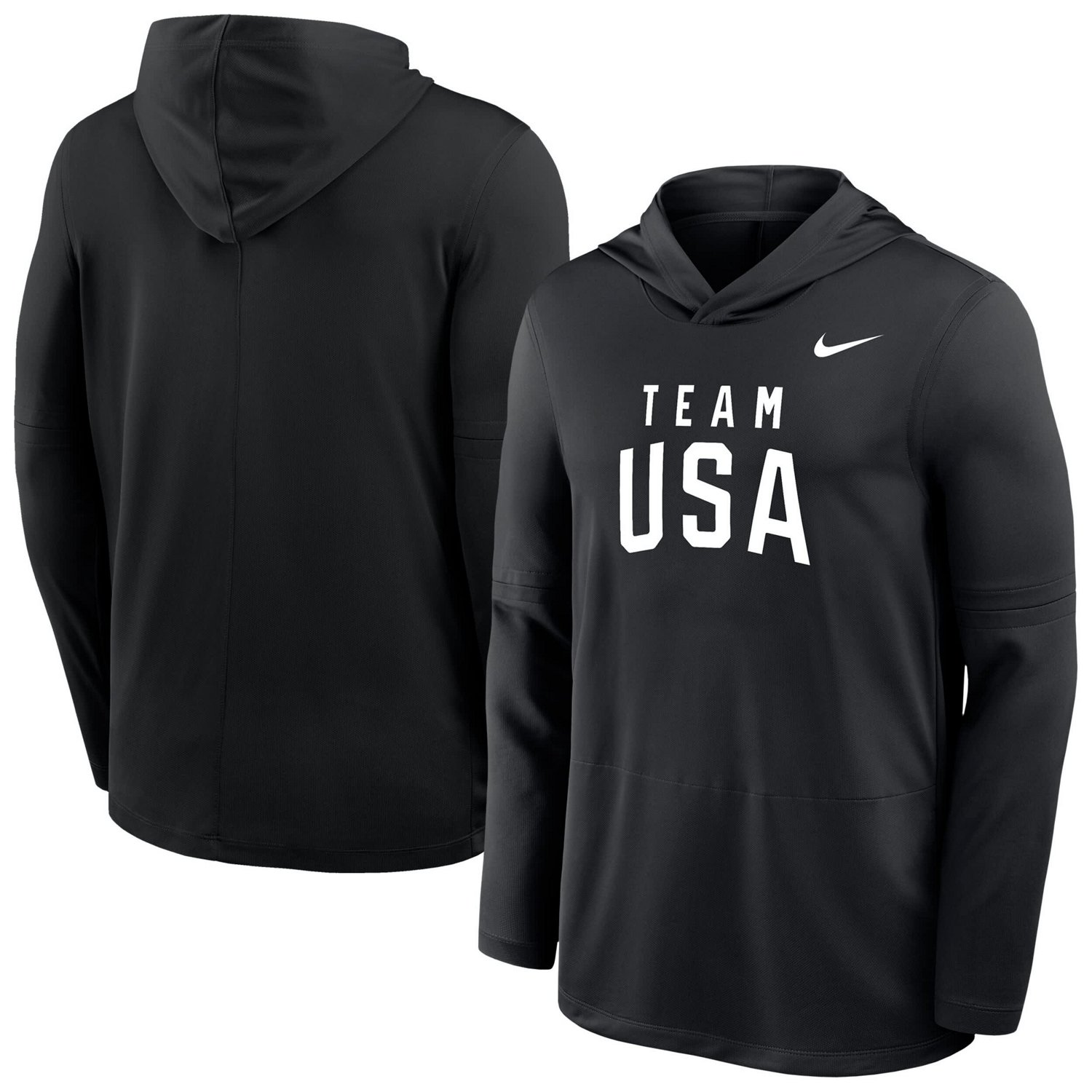 Nike Team USA Lightweight Dri-FIT Long Sleeve Hoodie T-Shirt