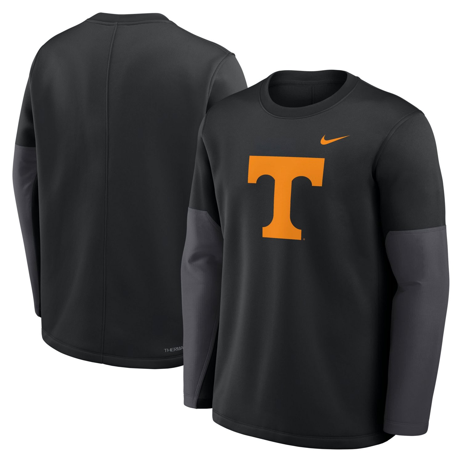 Nike Tennessee Volunteers 2025 Sideline Coach Therma-FIT Long Sleeve T-Shirt