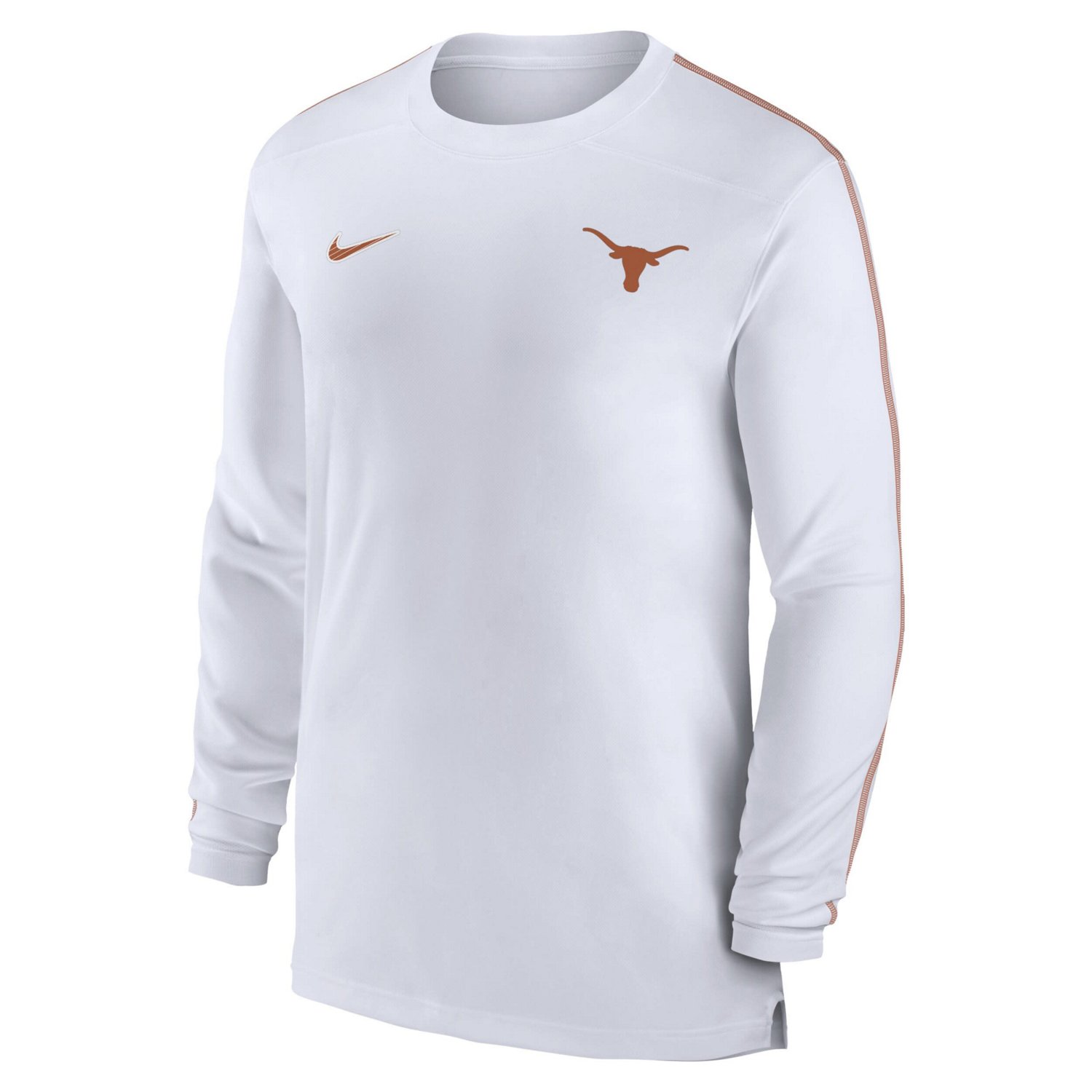 Nike Texas Longhorns 2024 Sideline Coach UV Performance Long Sleeve T-Shirt - view number 2