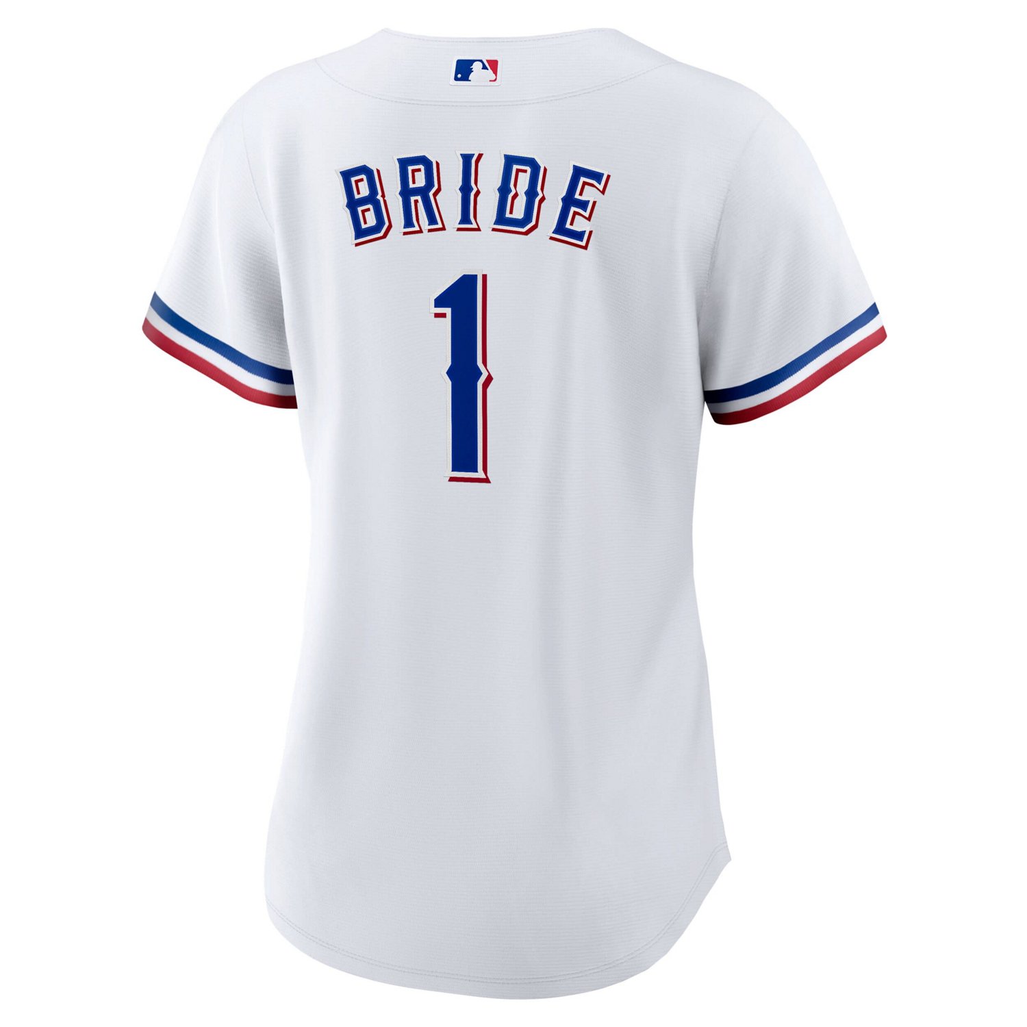 Nike Texas Rangers 1 Bride Home Replica Jersey - view number 3