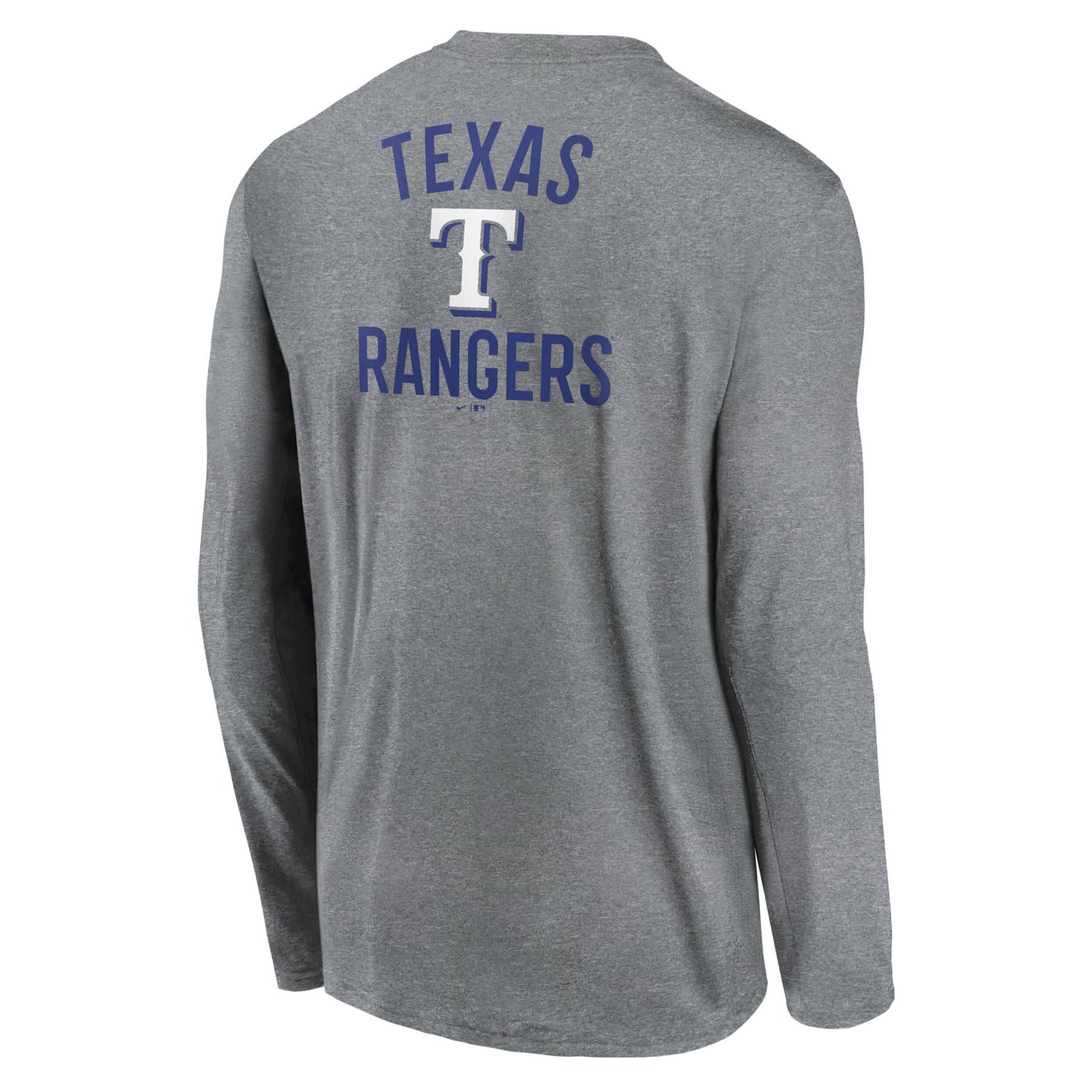 Nike Texas Rangers 2-Hit Legend Performance Long Sleeve T-Shirt                                                                  - view number 3
