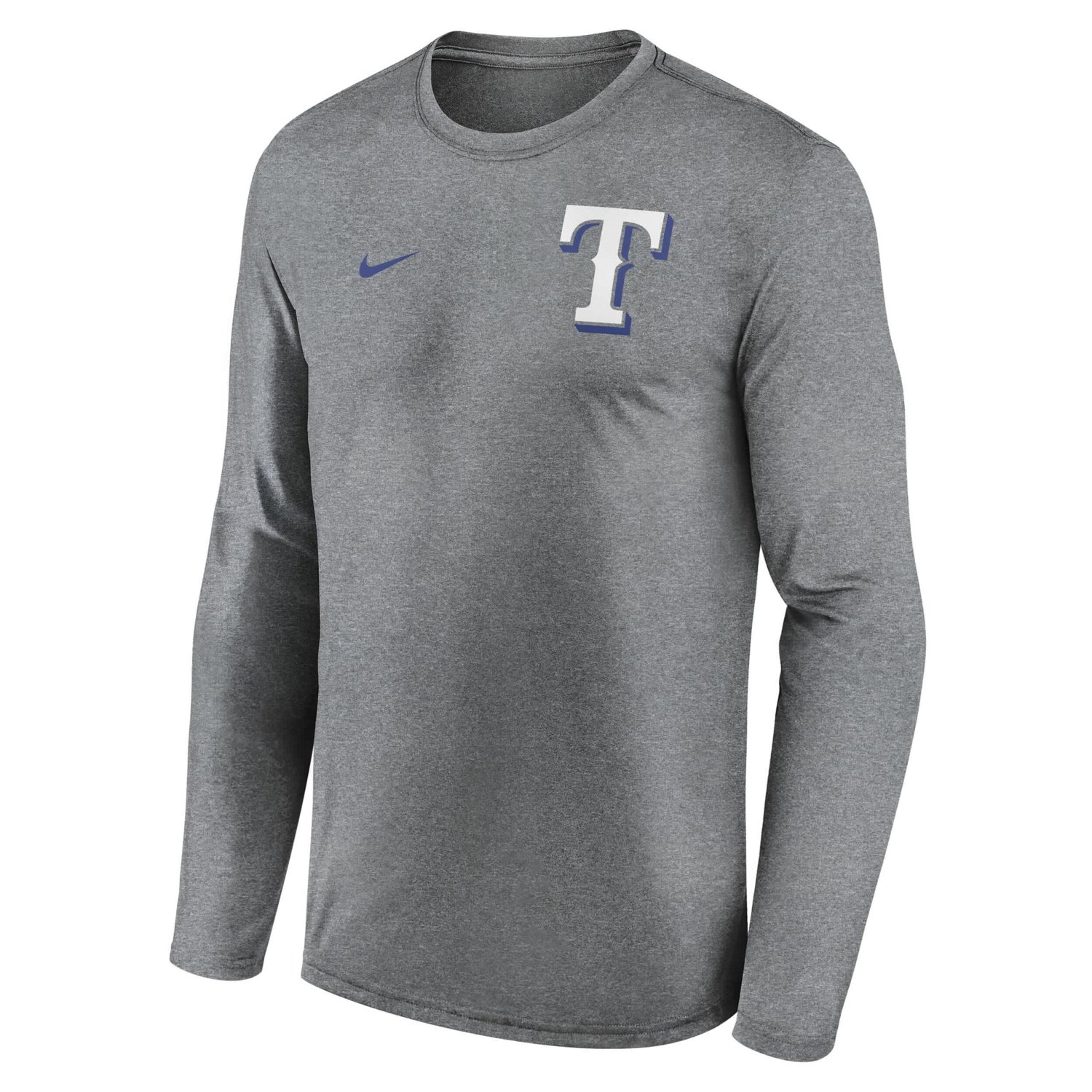 Nike Texas Rangers 2-Hit Legend Performance Long Sleeve T-Shirt                                                                  - view number 2