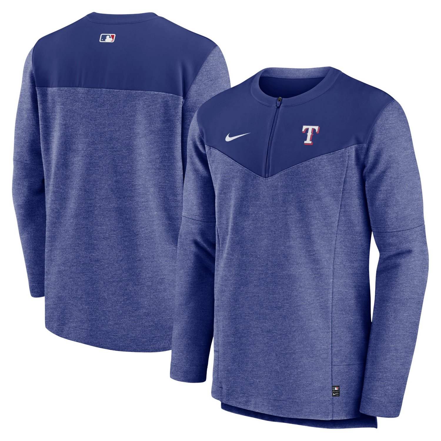 Nike Texas Rangers Authentic Collection Game Time Performance Half-Zip Top