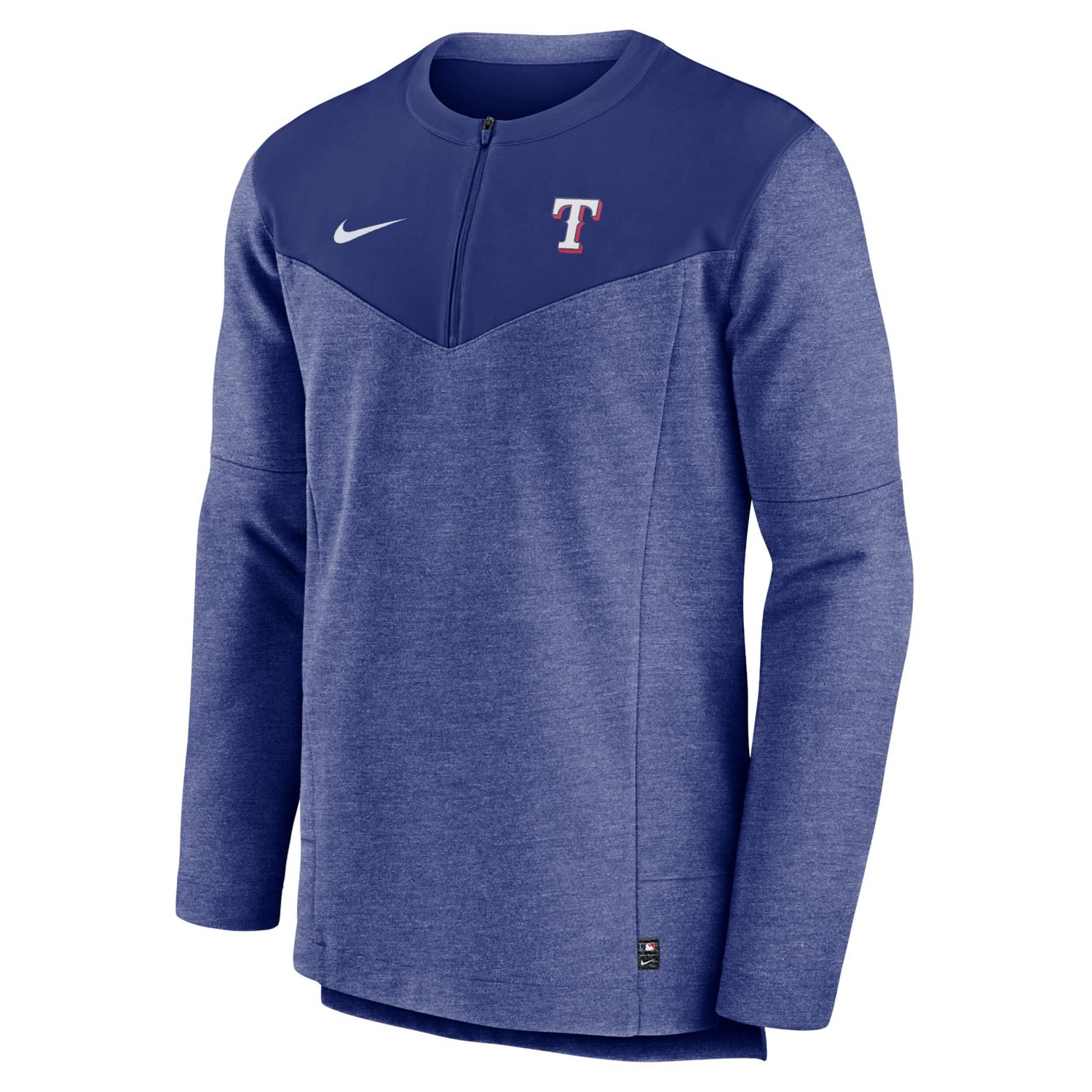 Nike Texas Rangers Authentic Collection Game Time Performance Half-Zip Top