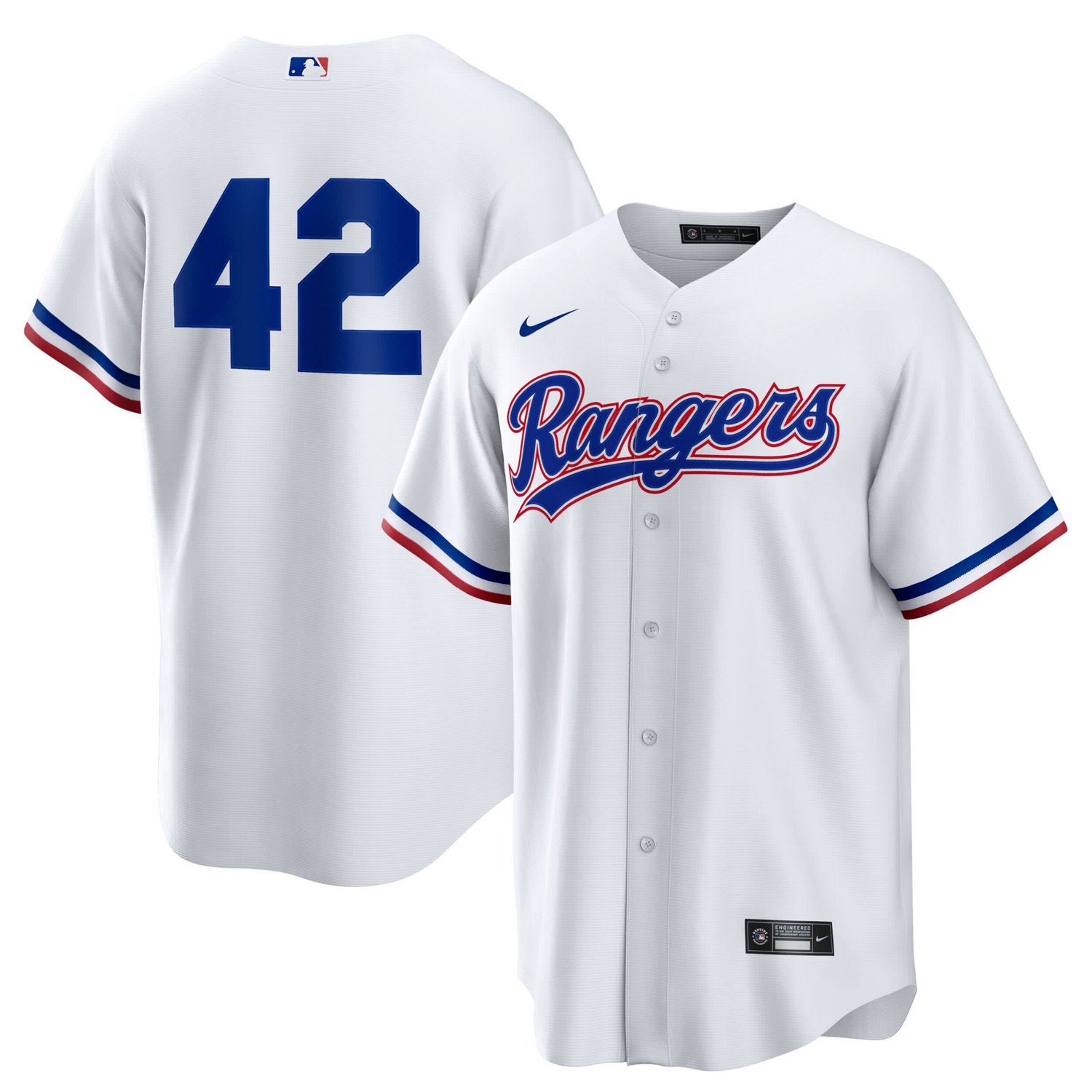 Nike Texas Rangers Home 2025 Jackie Robinson Day Replica Jersey - view number 1