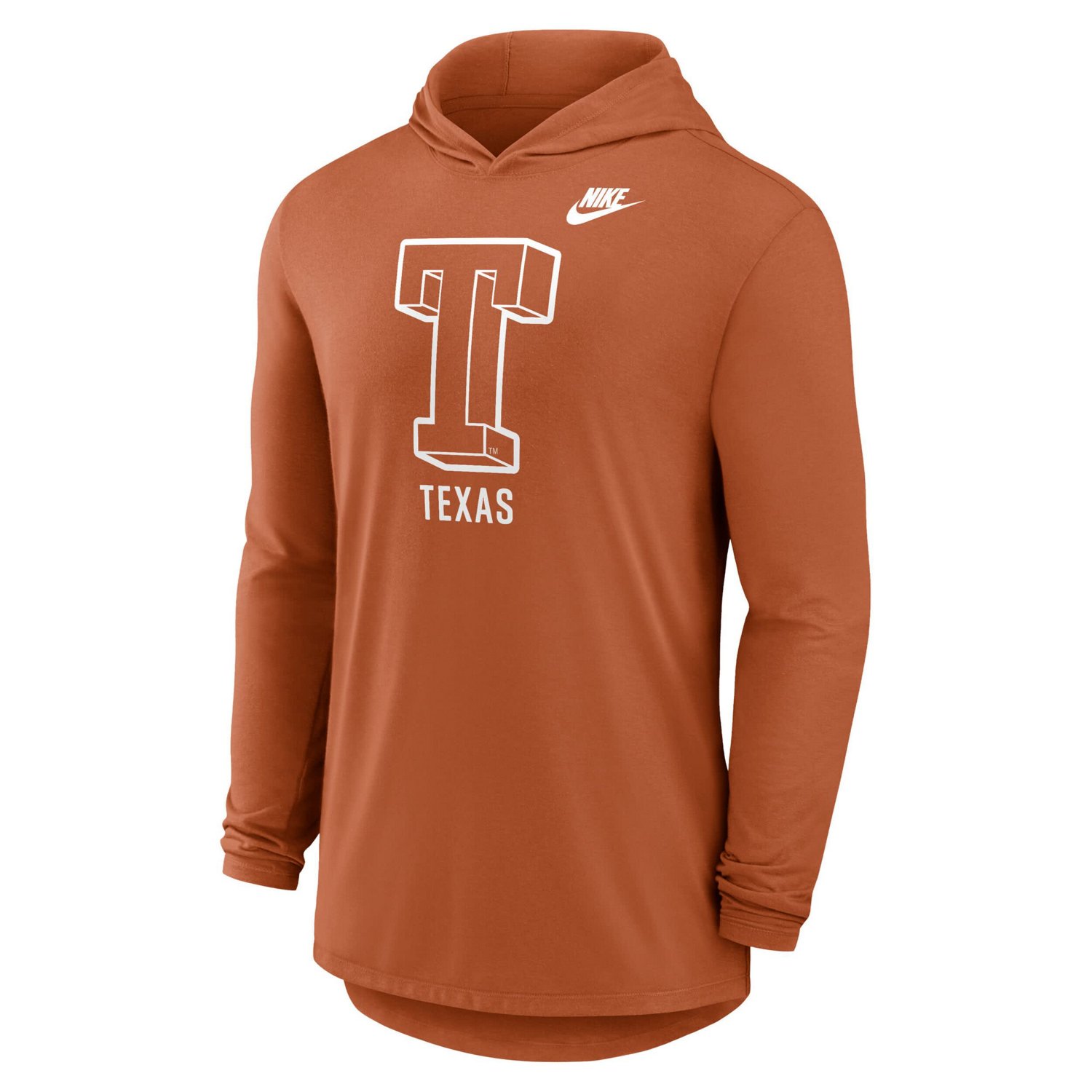 Nike Texas Texas Longhorns Legacy Tri-Blend Dri-FIT Long Sleeve Hoodie T-Shirt - view number 2